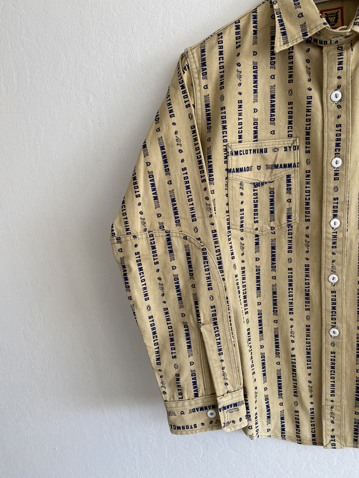 Human Made 2012 HUMAN MADE x POST OVERALLS HM STRIPE SHIRT Size US M / EU 48-50 / 2 - 3 Thumbnail
