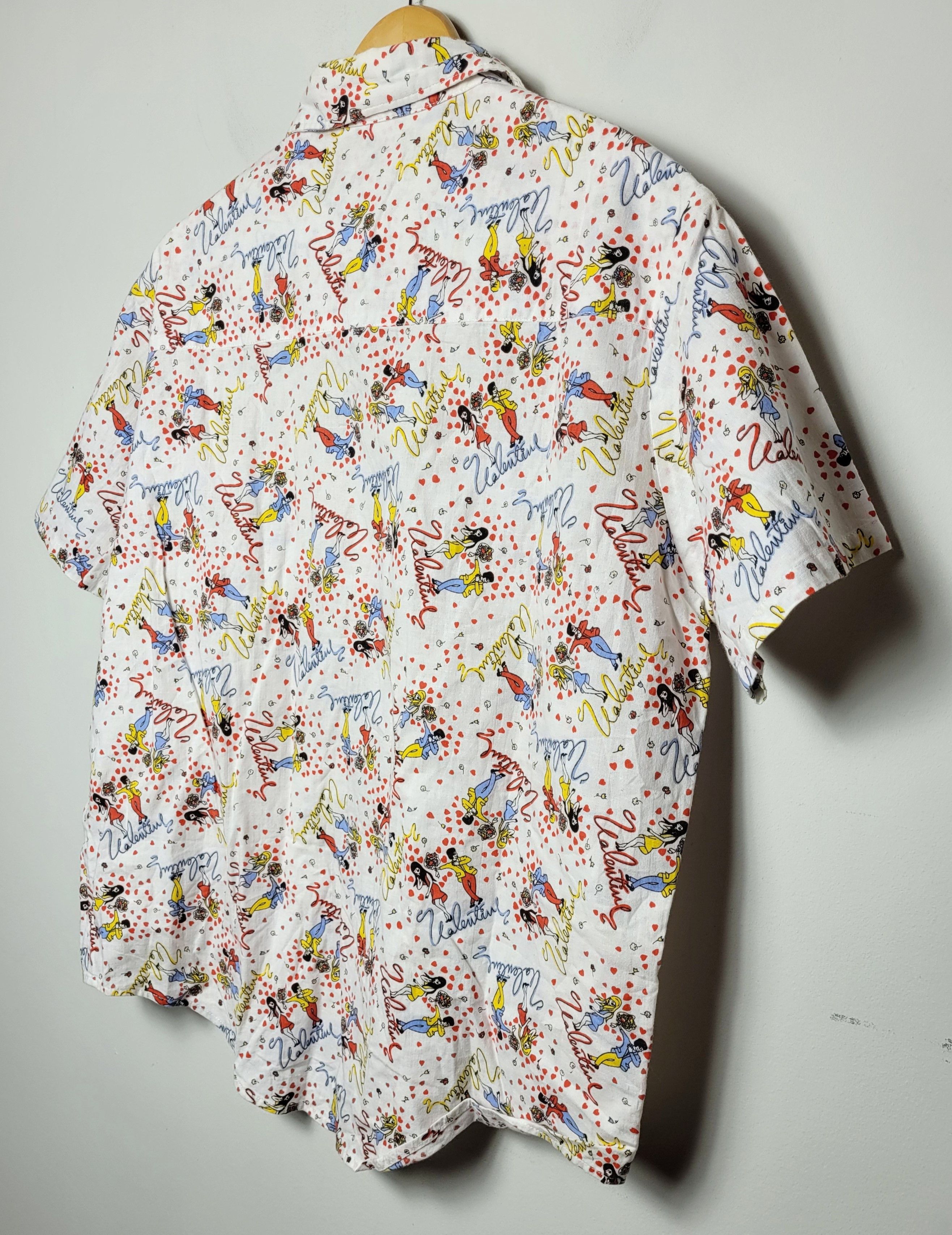 Japanese Brand × Vintage vintage valentines print art shirt Size US M / EU 48-50 / 2 - 7 Thumbnail