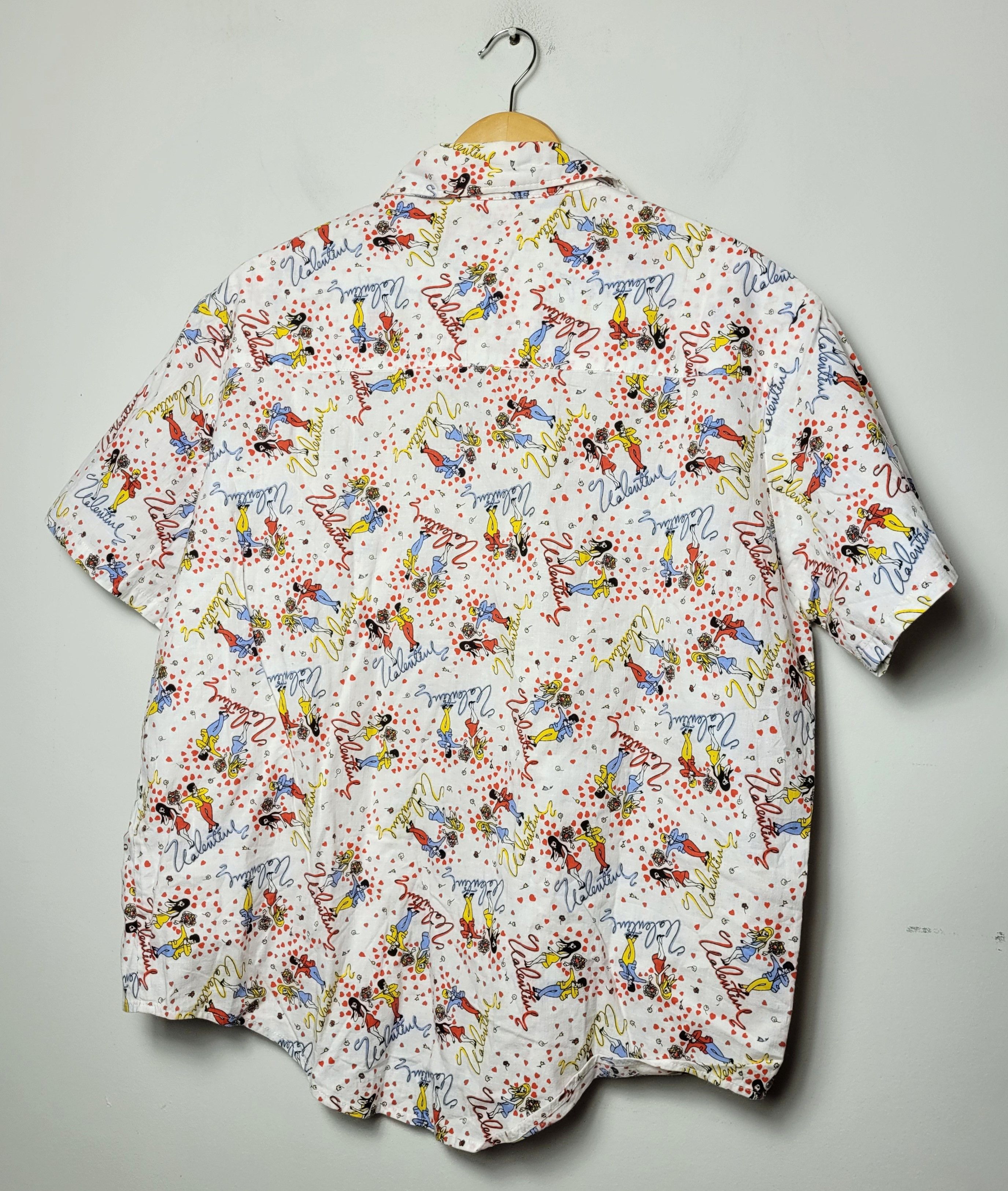Japanese Brand × Vintage vintage valentines print art shirt Size US M / EU 48-50 / 2 - 6 Thumbnail