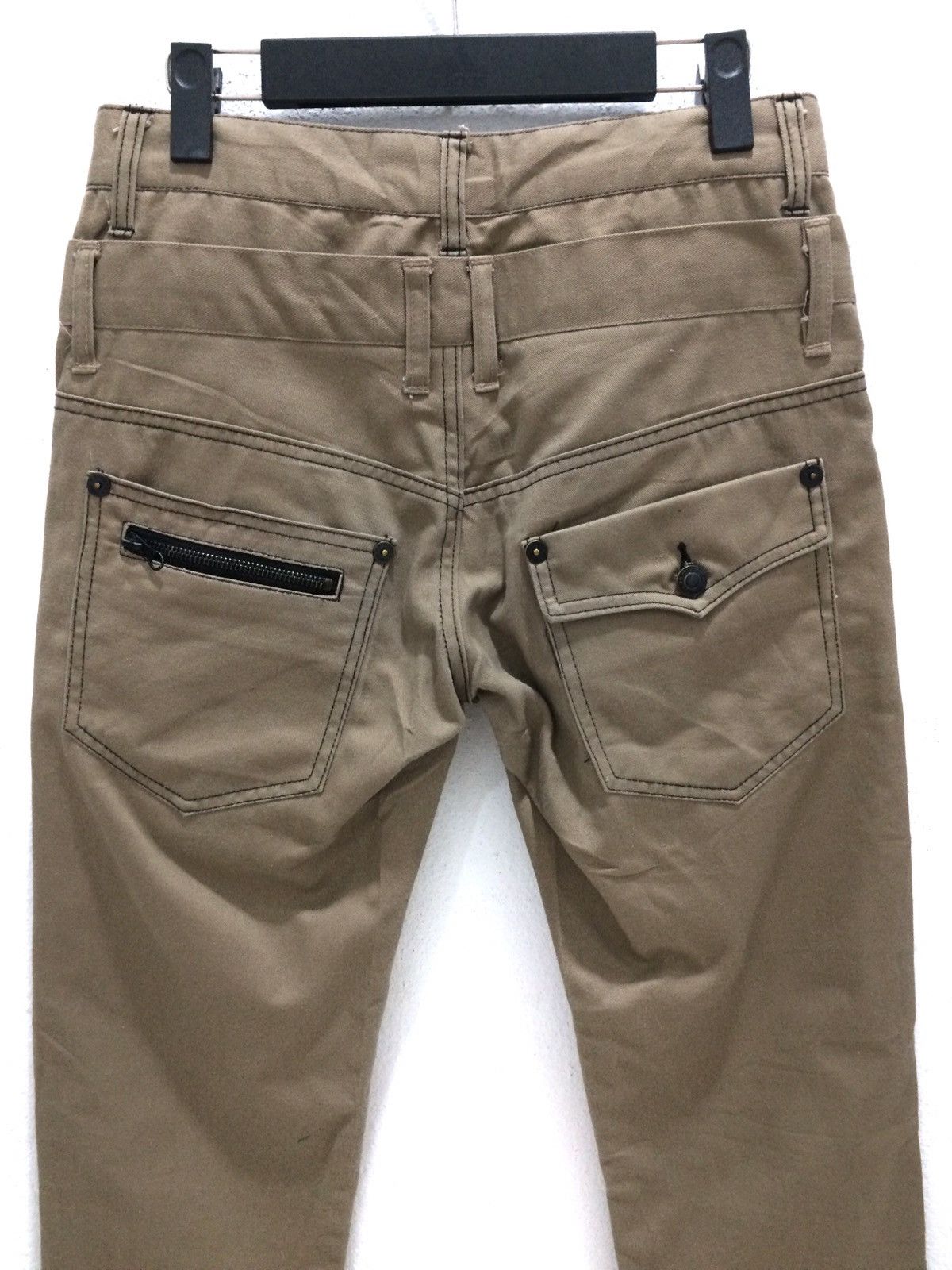 Japanese Brand japanese Brand NYLAUS Jeans MultiZipper Trousers Casual Pant Size US 29 - 6 Thumbnail