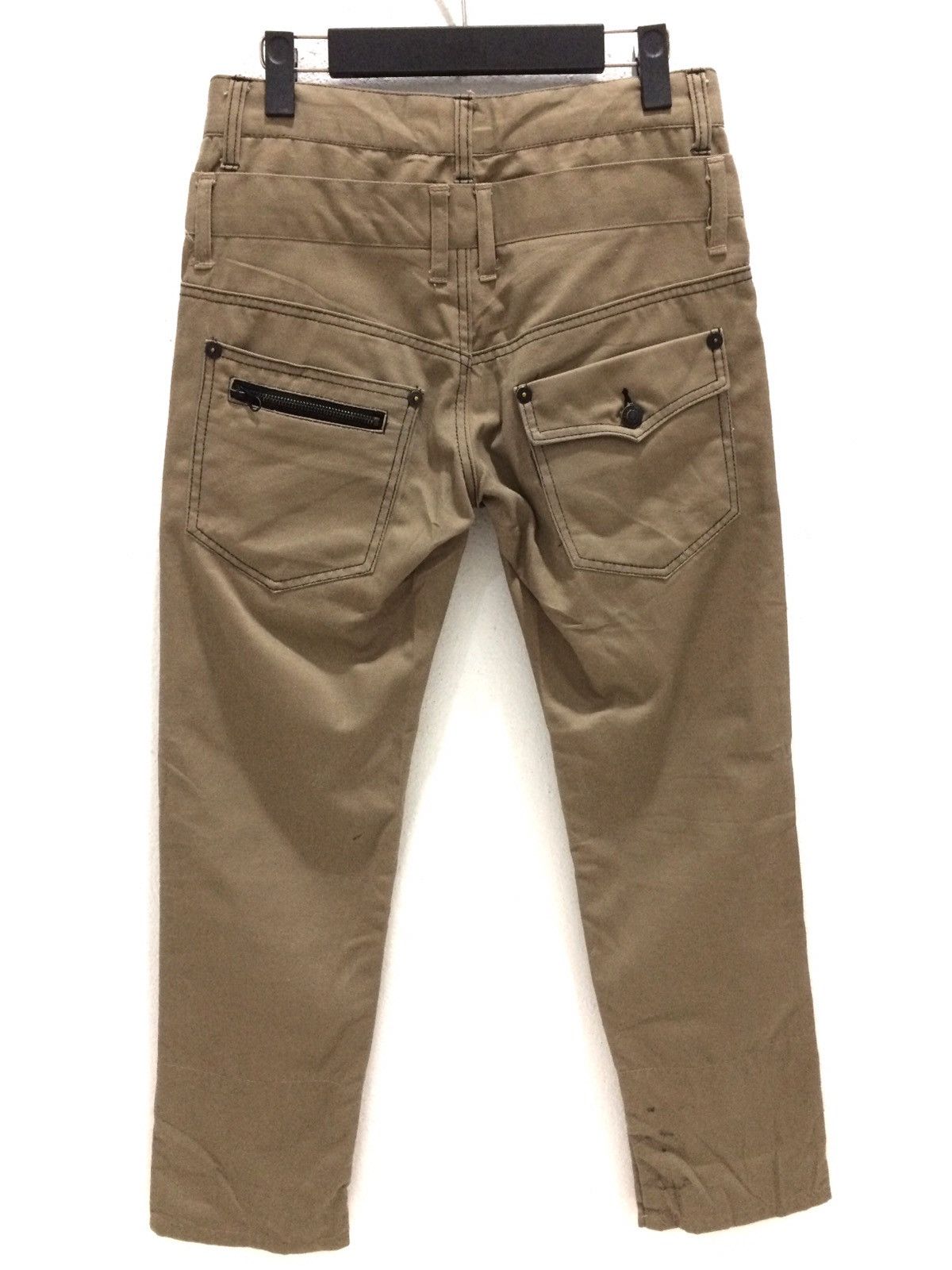 Japanese Brand japanese Brand NYLAUS Jeans MultiZipper Trousers Casual Pant Size US 29 - 5 Thumbnail