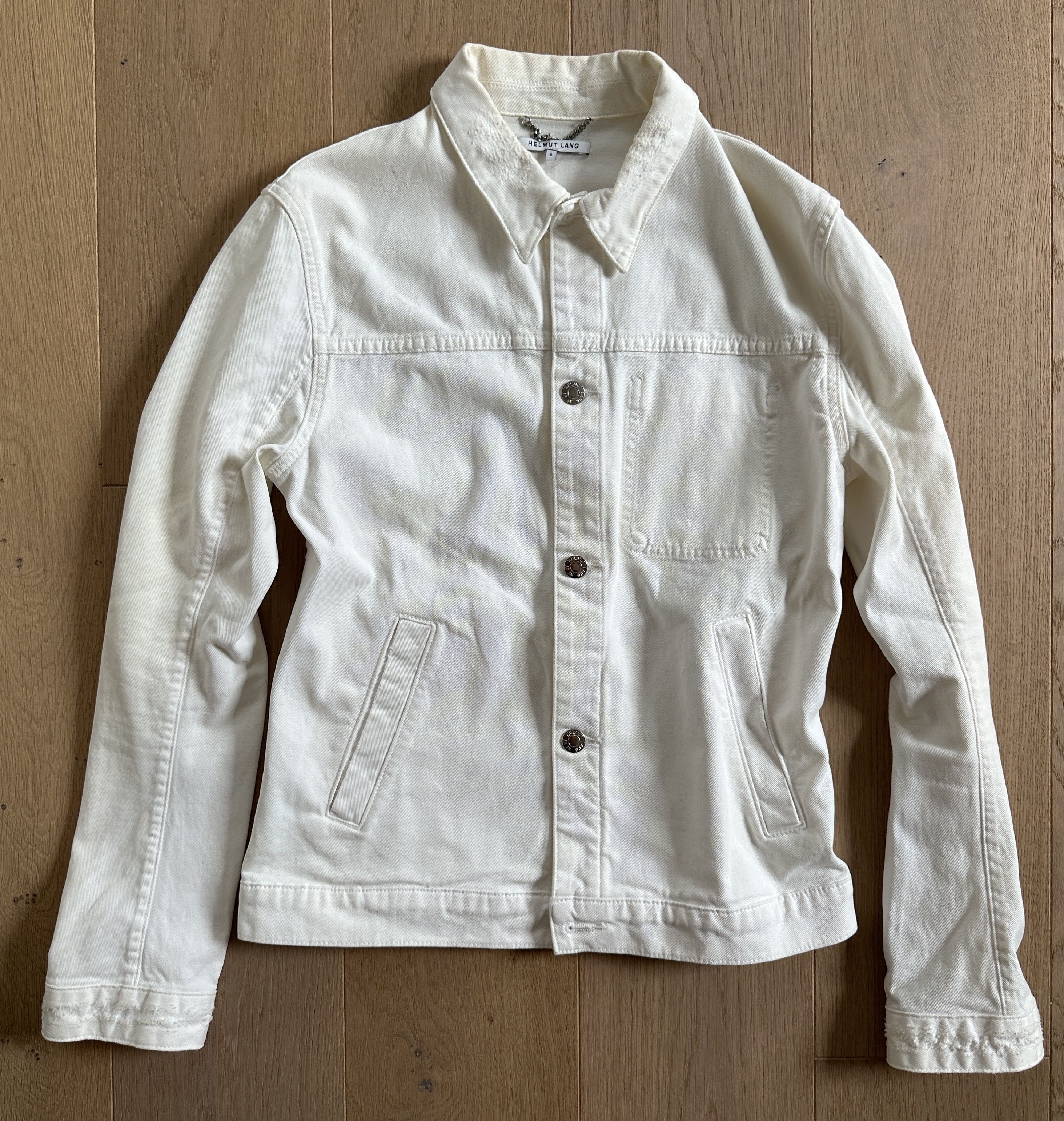 image of Helmut Lang Jeans Jacket White, Men's (Size Small)