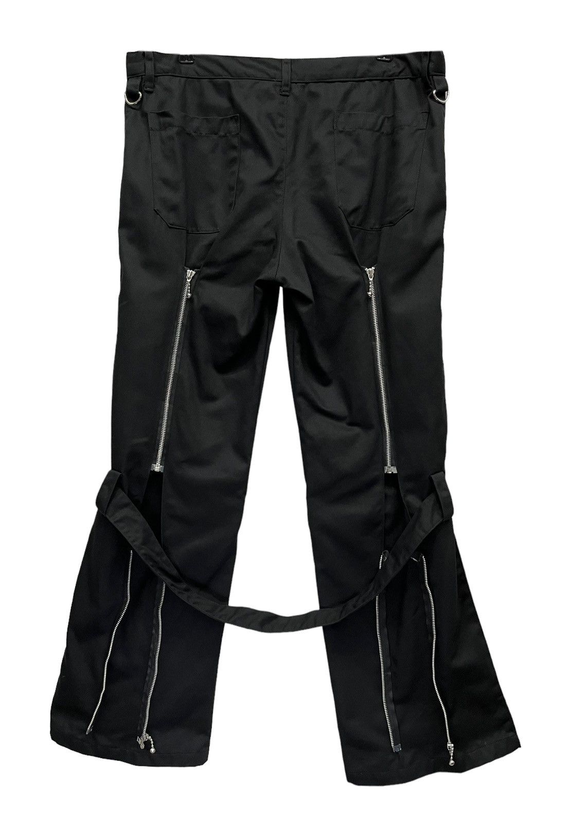 Japanese Brand KEYSTATION ANARCHY PUNK SKULL Bondage Zippers Seditionaries Size US 35 - 2 Thumbnail