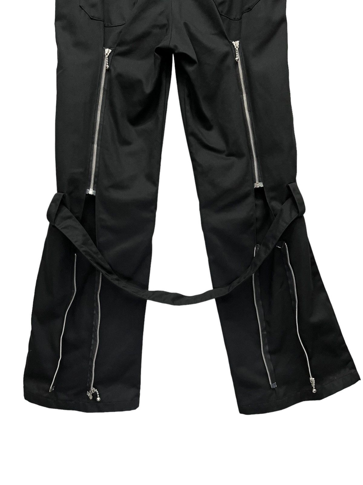 Japanese Brand KEYSTATION ANARCHY PUNK SKULL Bondage Zippers Seditionaries Size US 35 - 3 Thumbnail