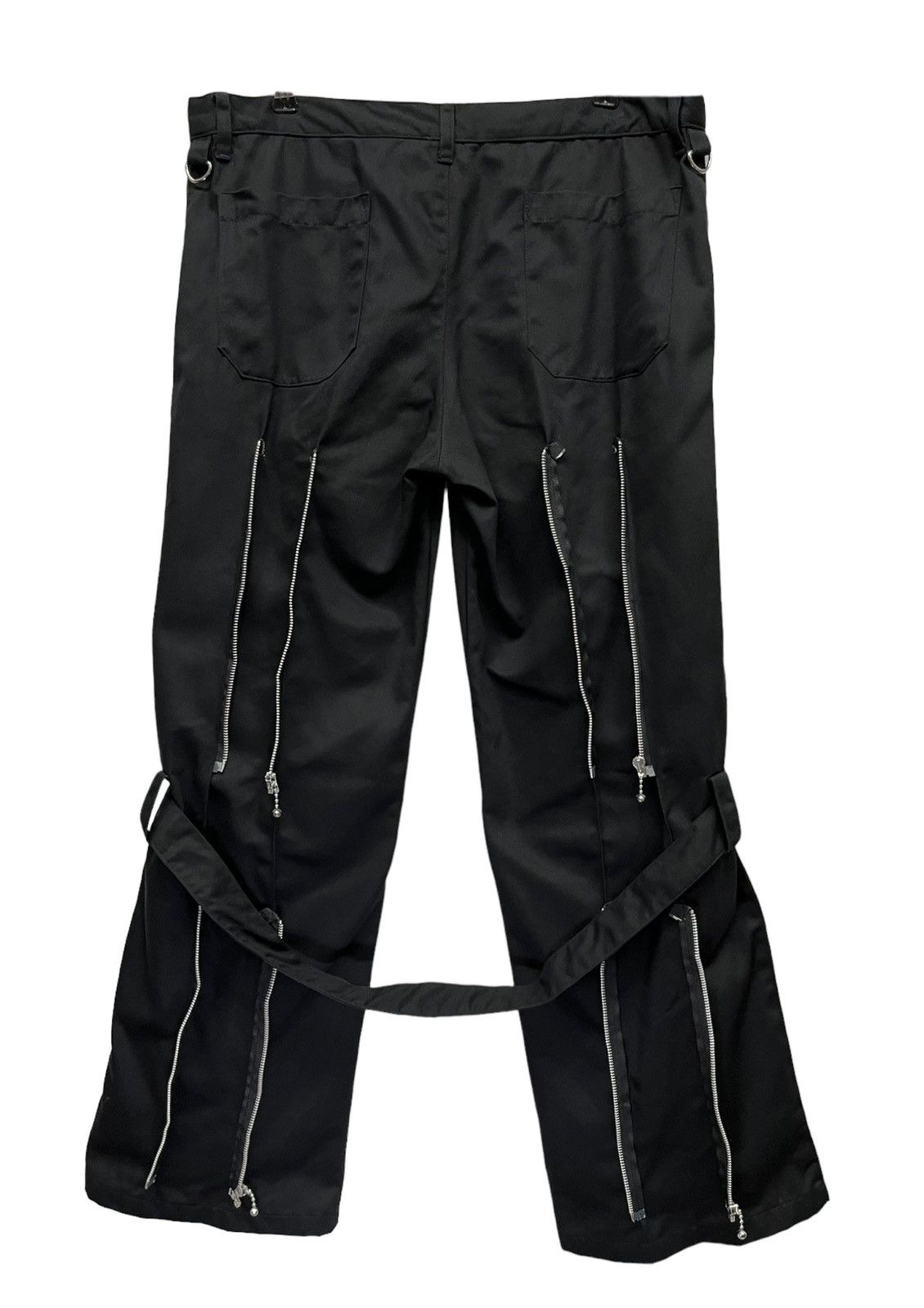 Japanese Brand KEYSTATION ANARCHY PUNK SKULL Bondage Zippers Seditionaries Size US 35 - 4 Thumbnail