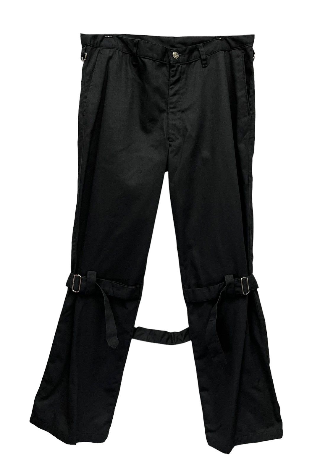 Japanese Brand KEYSTATION ANARCHY PUNK SKULL Bondage Zippers Seditionaries Size US 35 - 6 Thumbnail
