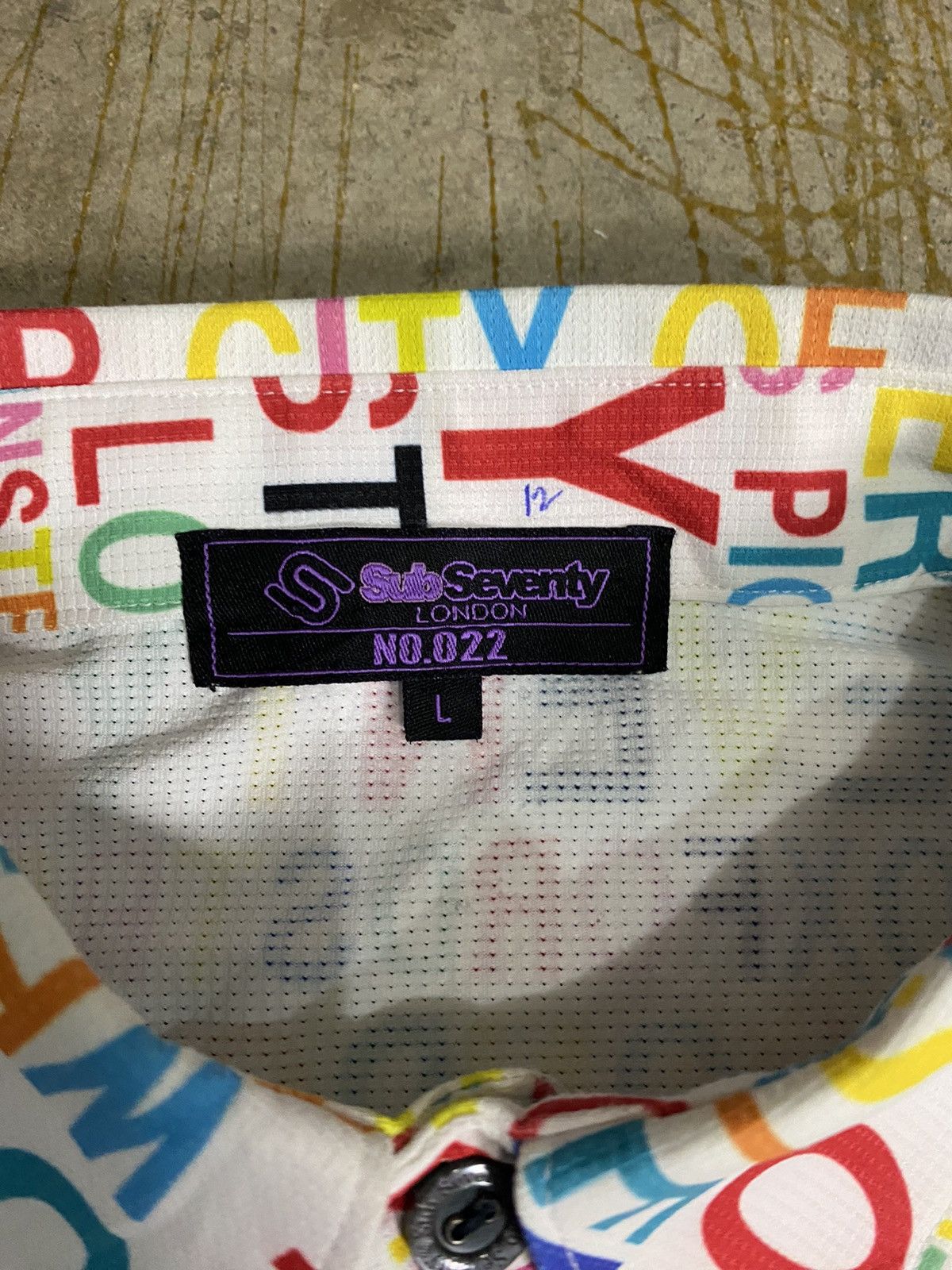20471120 × Japanese Brand Sub Seventy Japan All over print Made in Japan Pop Size US L / EU 52-54 / 3 - 7 Thumbnail