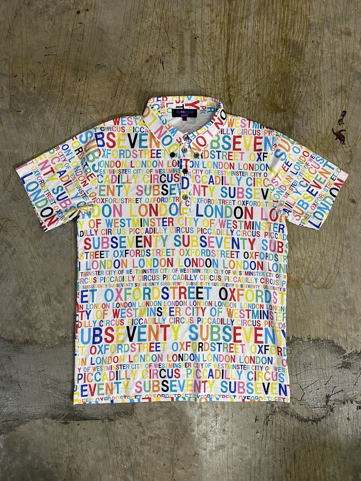 20471120 × Japanese Brand Sub Seventy Japan All over print Made in Japan Pop Size US L / EU 52-54 / 3 - 2 Thumbnail