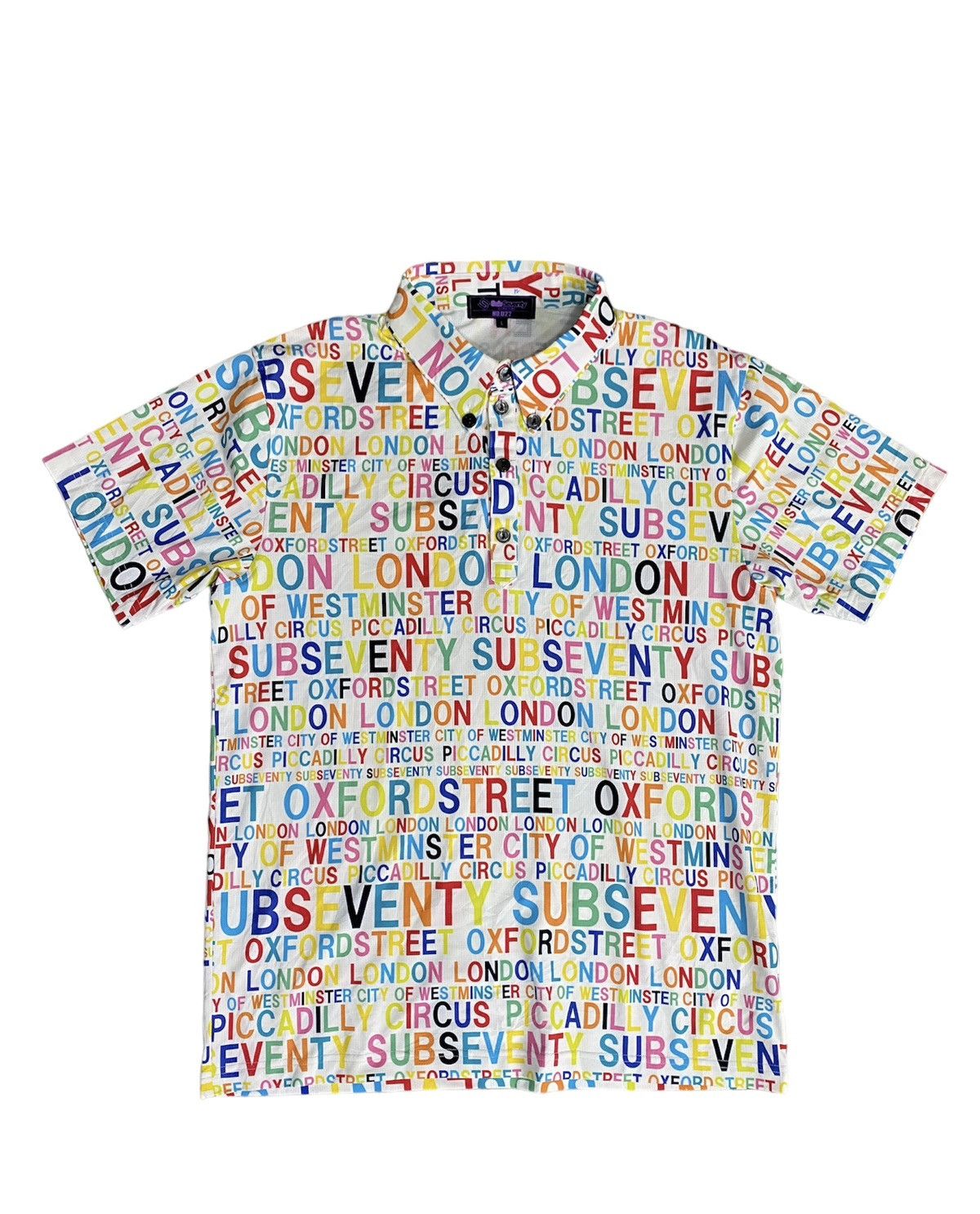 20471120 × Japanese Brand Sub Seventy Japan All over print Made in Japan Pop Size US L / EU 52-54 / 3 - 1 Thumbnail