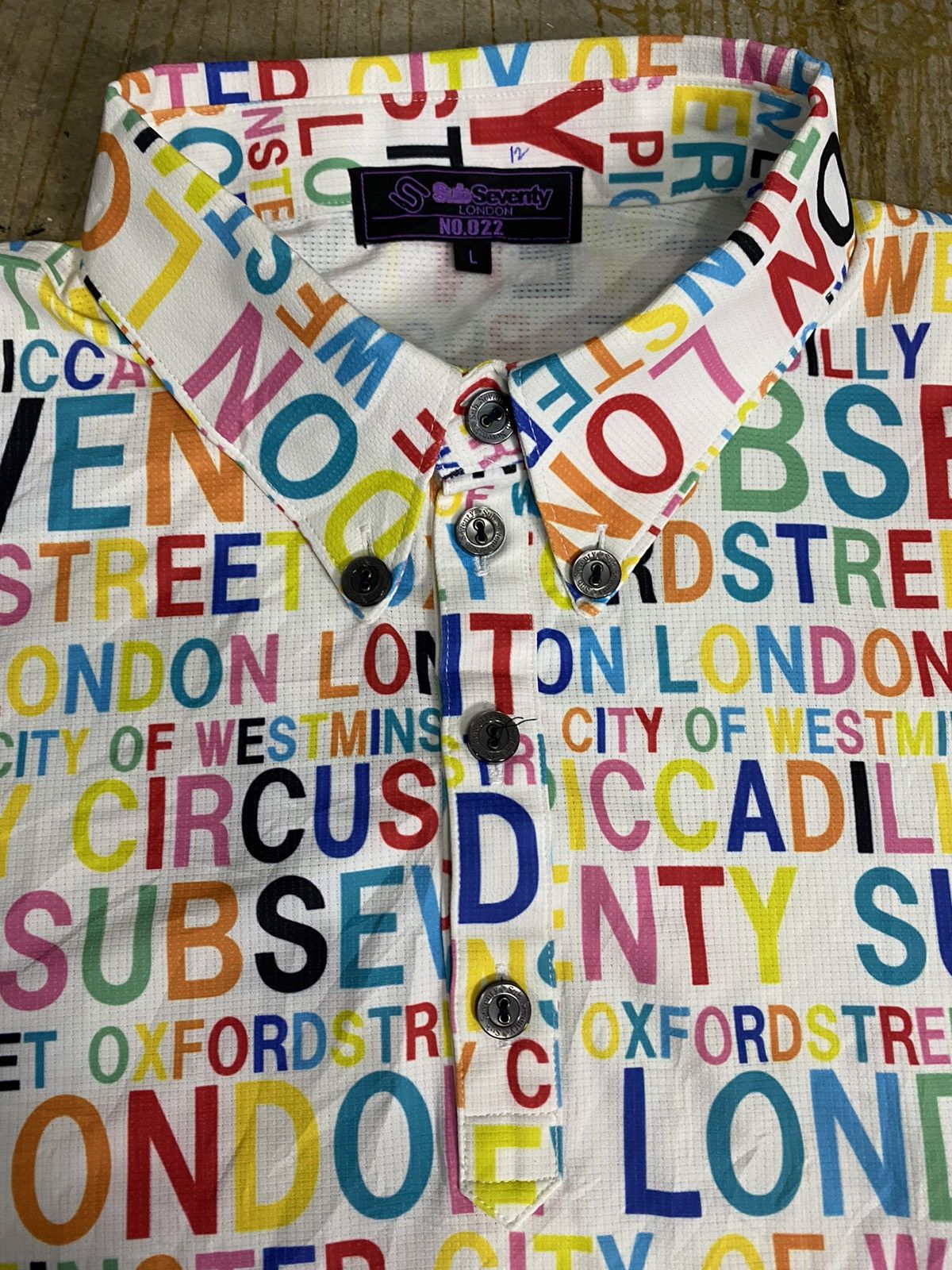 20471120 × Japanese Brand Sub Seventy Japan All over print Made in Japan Pop Size US L / EU 52-54 / 3 - 5 Thumbnail