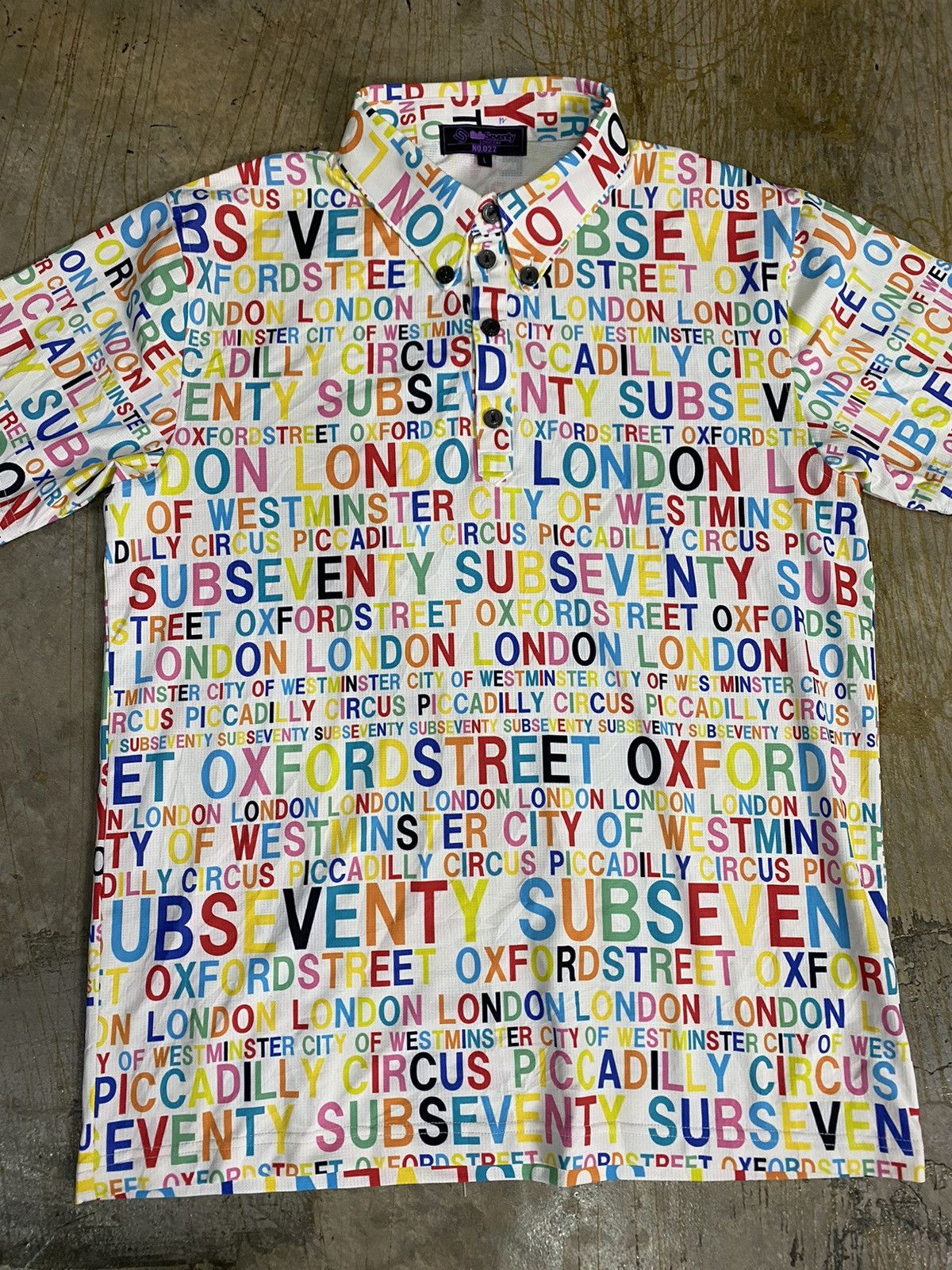 20471120 × Japanese Brand Sub Seventy Japan All over print Made in Japan Pop Size US L / EU 52-54 / 3 - 3 Thumbnail