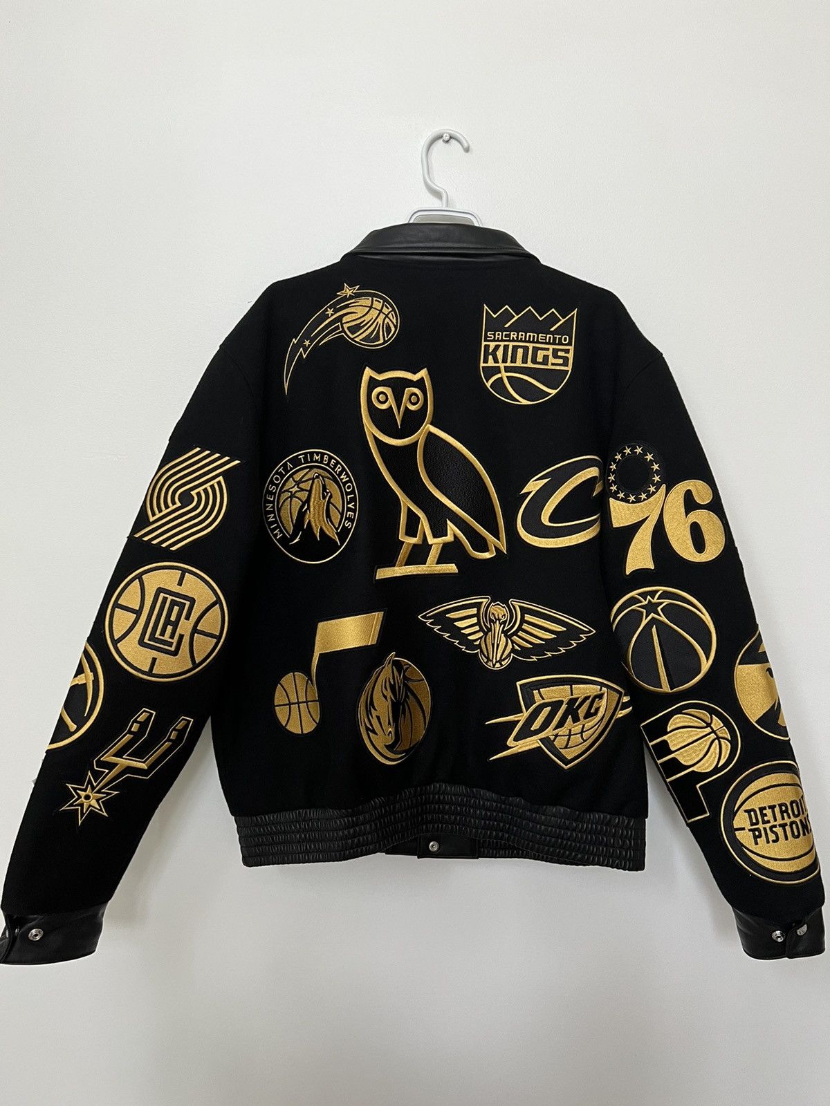 OVO NBA Jeff Hamilton Team Icons Wool Jacket