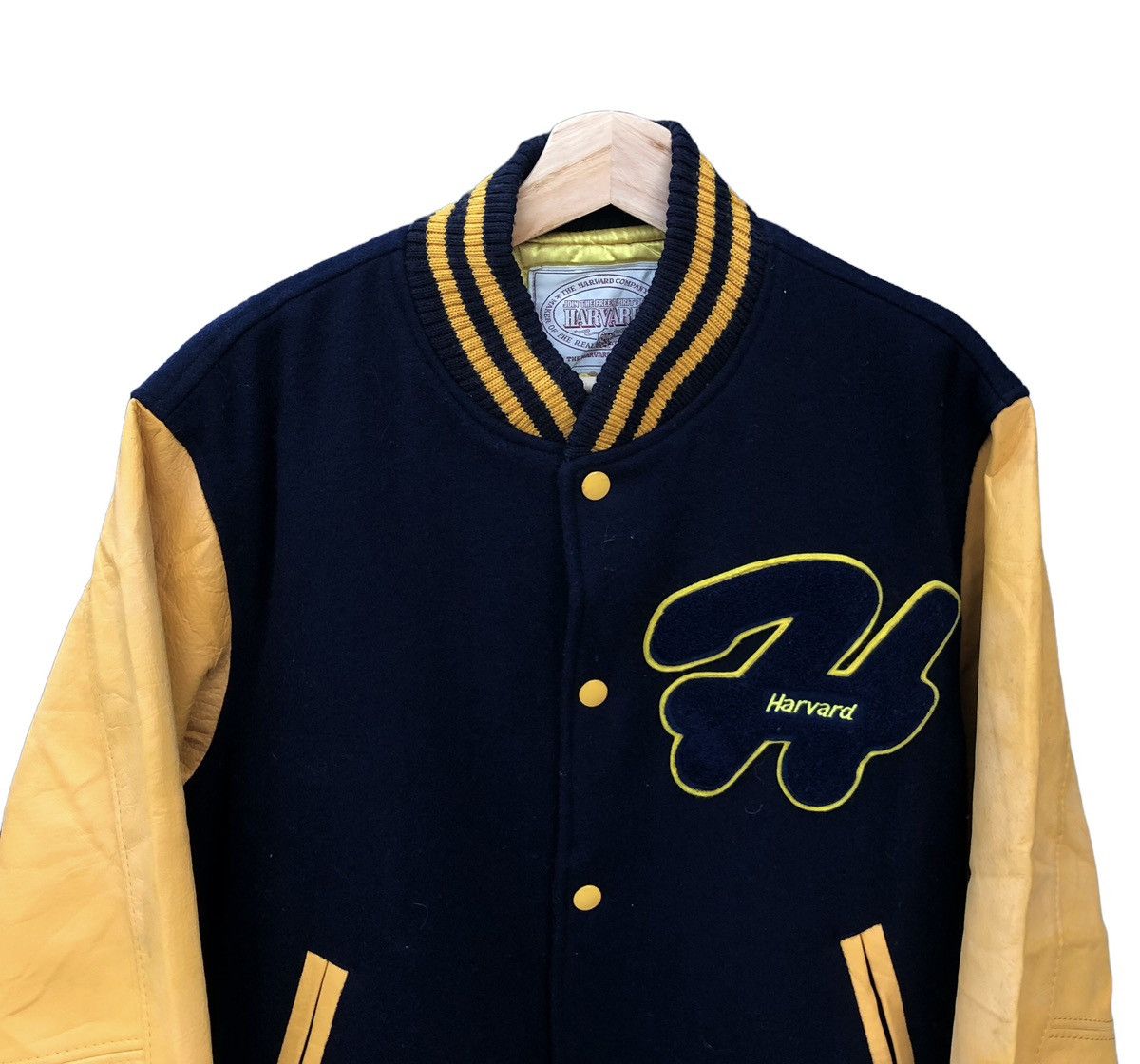 Vintage Vintage Havard University Wool Varsity Jacket Size US M / EU 48-50 / 2 - 2 Thumbnail