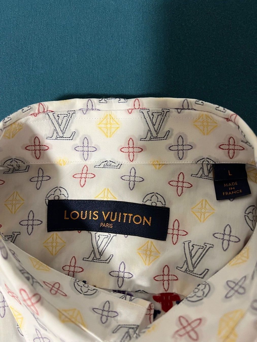 Louis Vuitton Louis Vuitton Monogram Embroidery Shirt Size US S / EU 44-46 / 1 - 4 Thumbnail