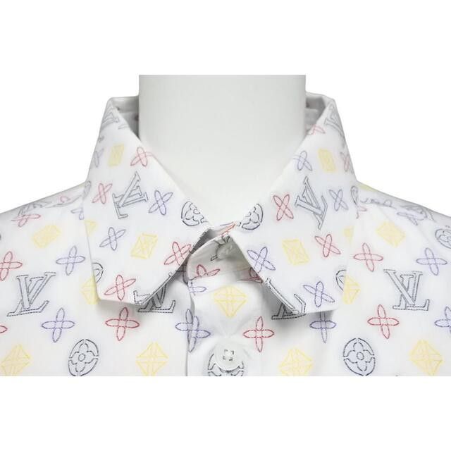 Louis Vuitton Louis Vuitton Monogram Embroidery Shirt Size US S / EU 44-46 / 1 - 2 Thumbnail