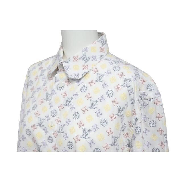 Louis Vuitton Louis Vuitton Monogram Embroidery Shirt Size US S / EU 44-46 / 1 - 3 Thumbnail