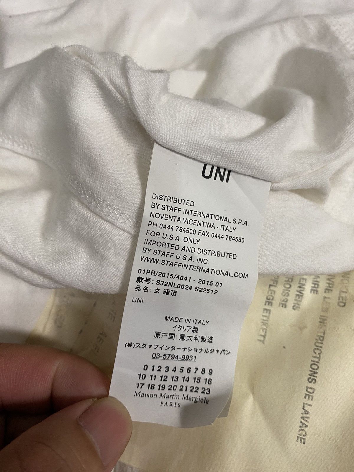 Maison Margiela SS15 Top Tank Oversize inside out large tag Size ONE SIZE - 9 Thumbnail