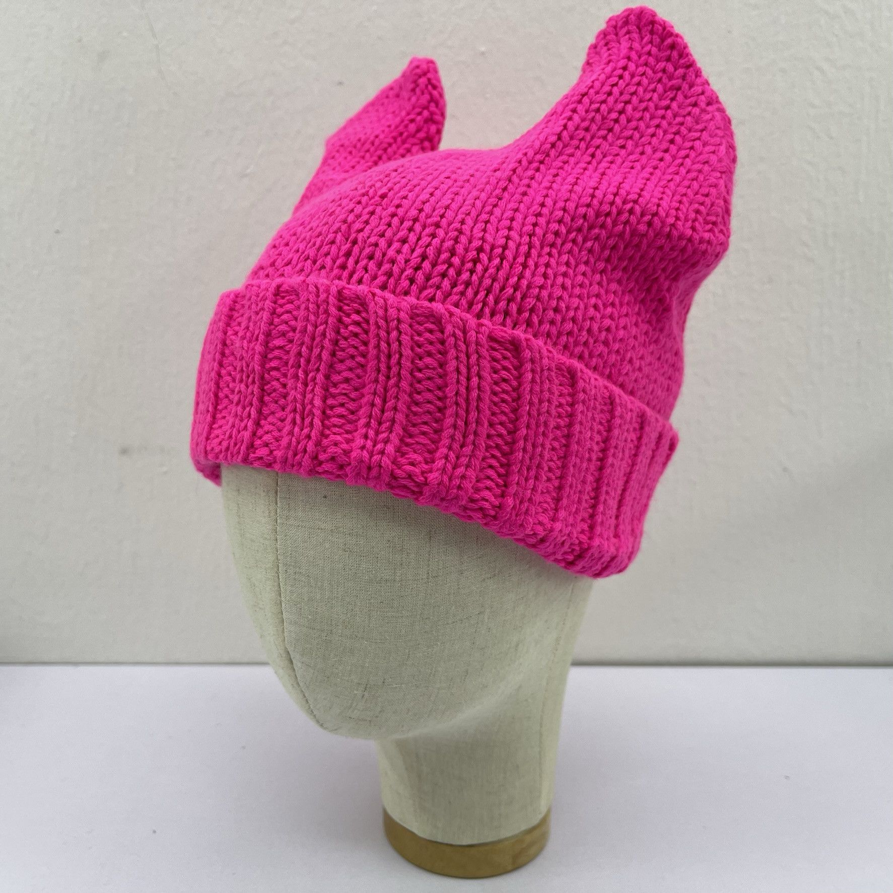Japanese Brand Unknown Japanese Bunny Horn Beanie Hats-BH4097 Size ONE SIZE - 4 Thumbnail