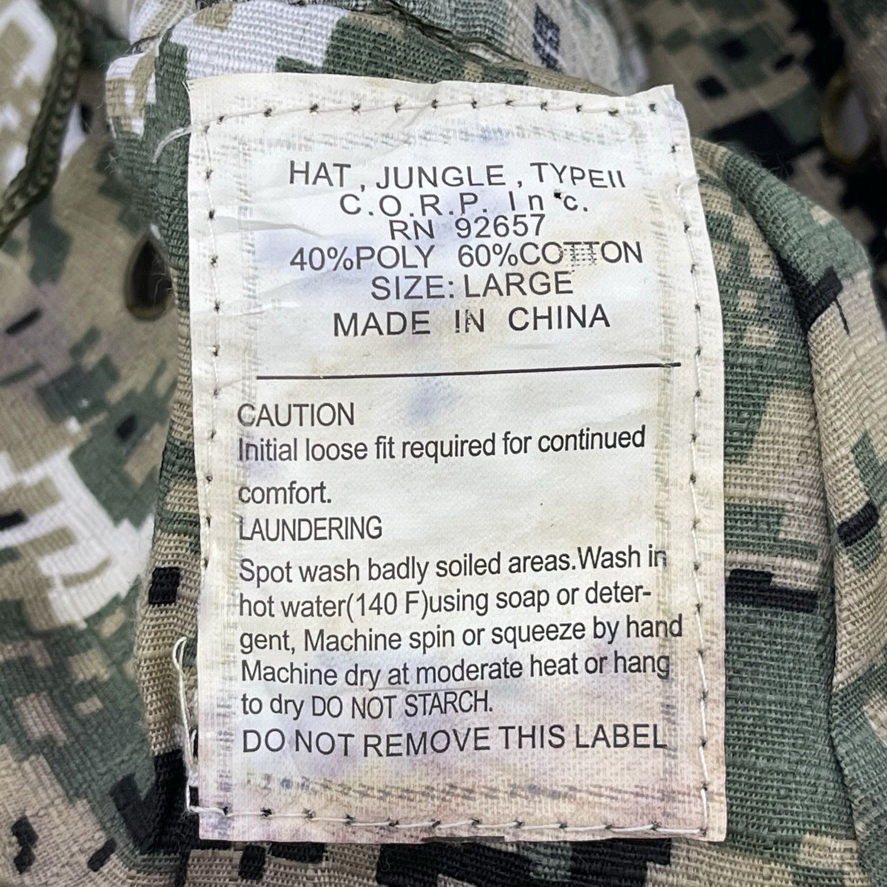 Other Military Hat Jungle Type II Bucket Hats-BH3292 Size ONE SIZE - 9 Thumbnail