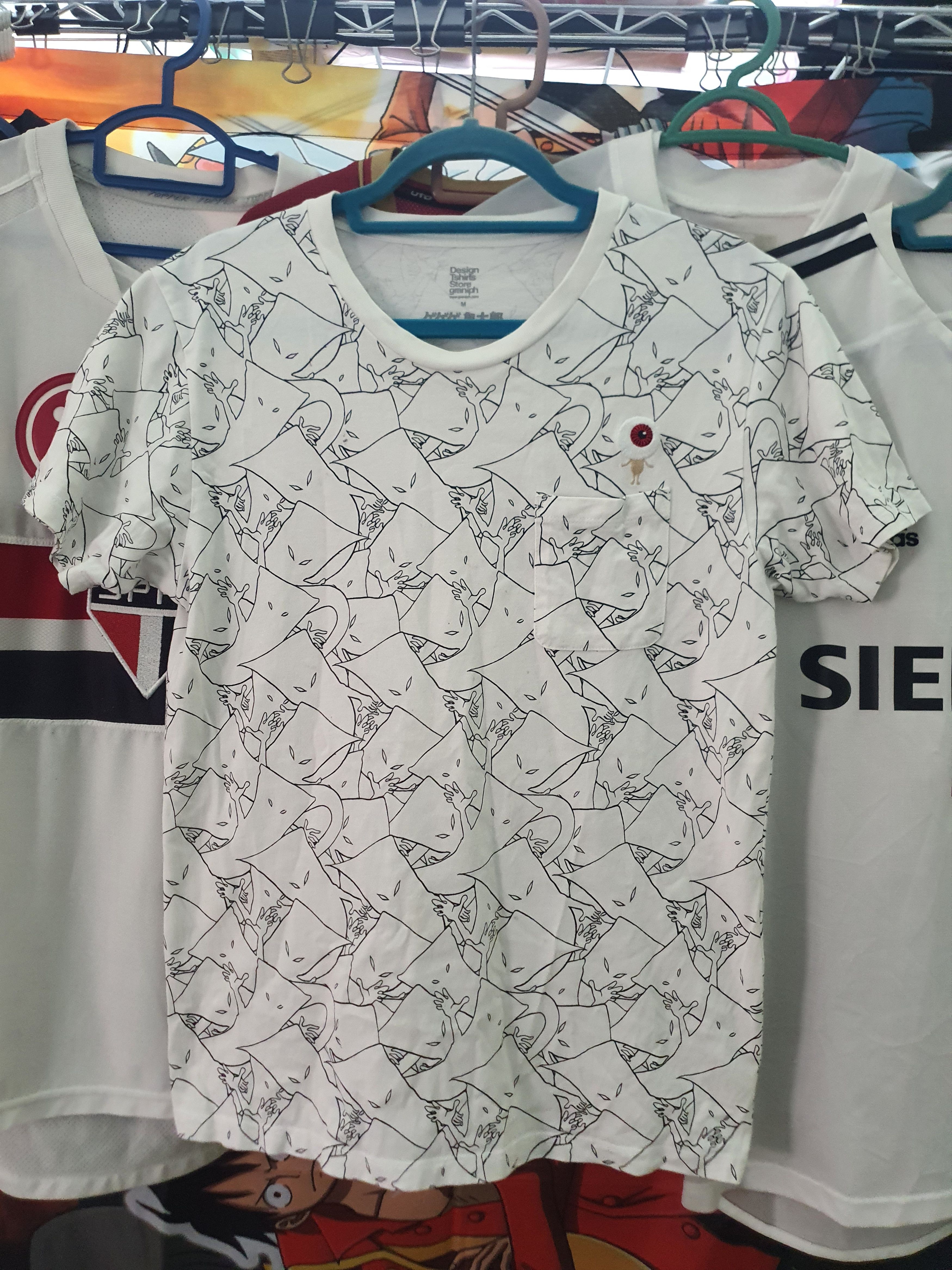 Anime Rare Full Print Gegege no Kitaro anime shirt Size US M / EU 48-50 / 2 - 2 Thumbnail