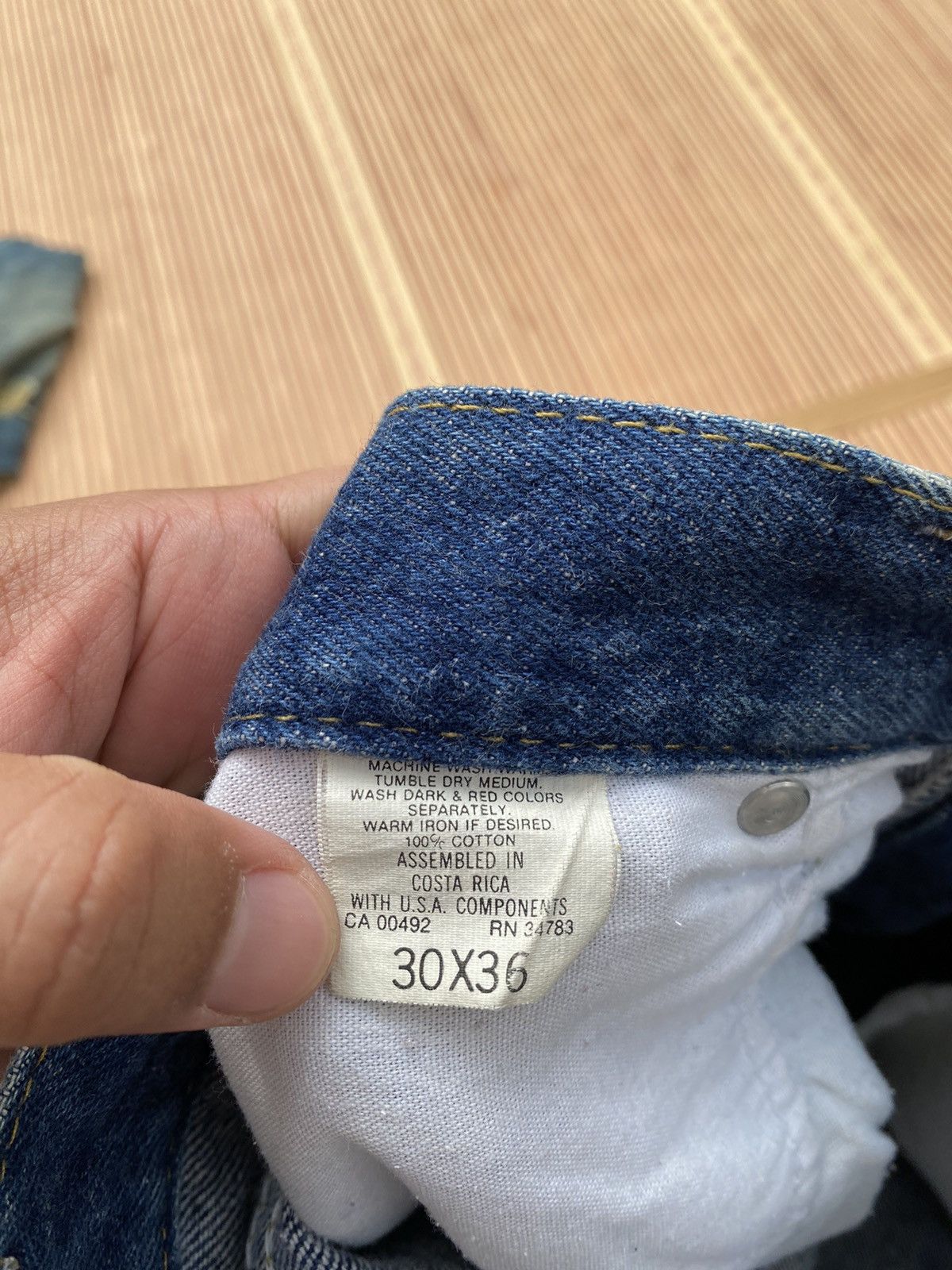 Lee Vintage Lee Denim Pant Size US 29 - 8 Thumbnail