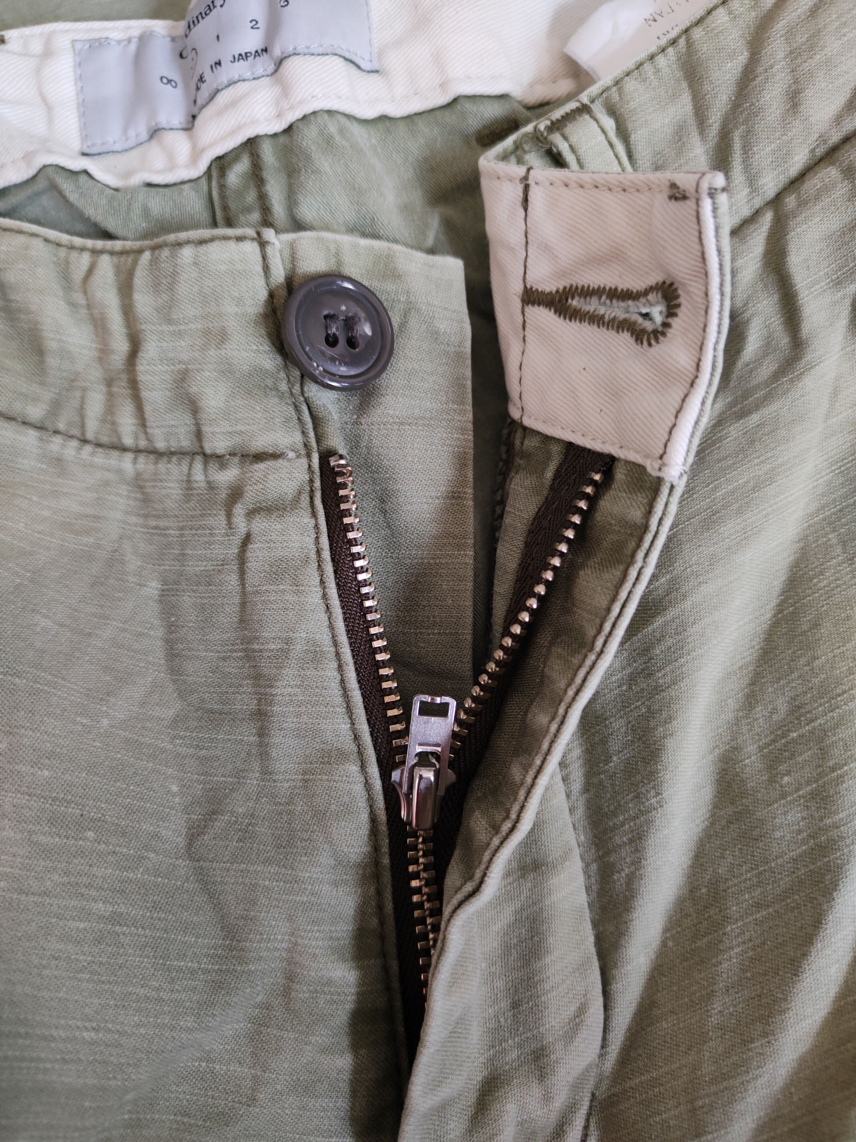 Japanese Brand × Ordinary Fits Ordinary Fits Green Faded buckle back Casual Pants #S824 Size US 28 / EU 44 - 12 Thumbnail