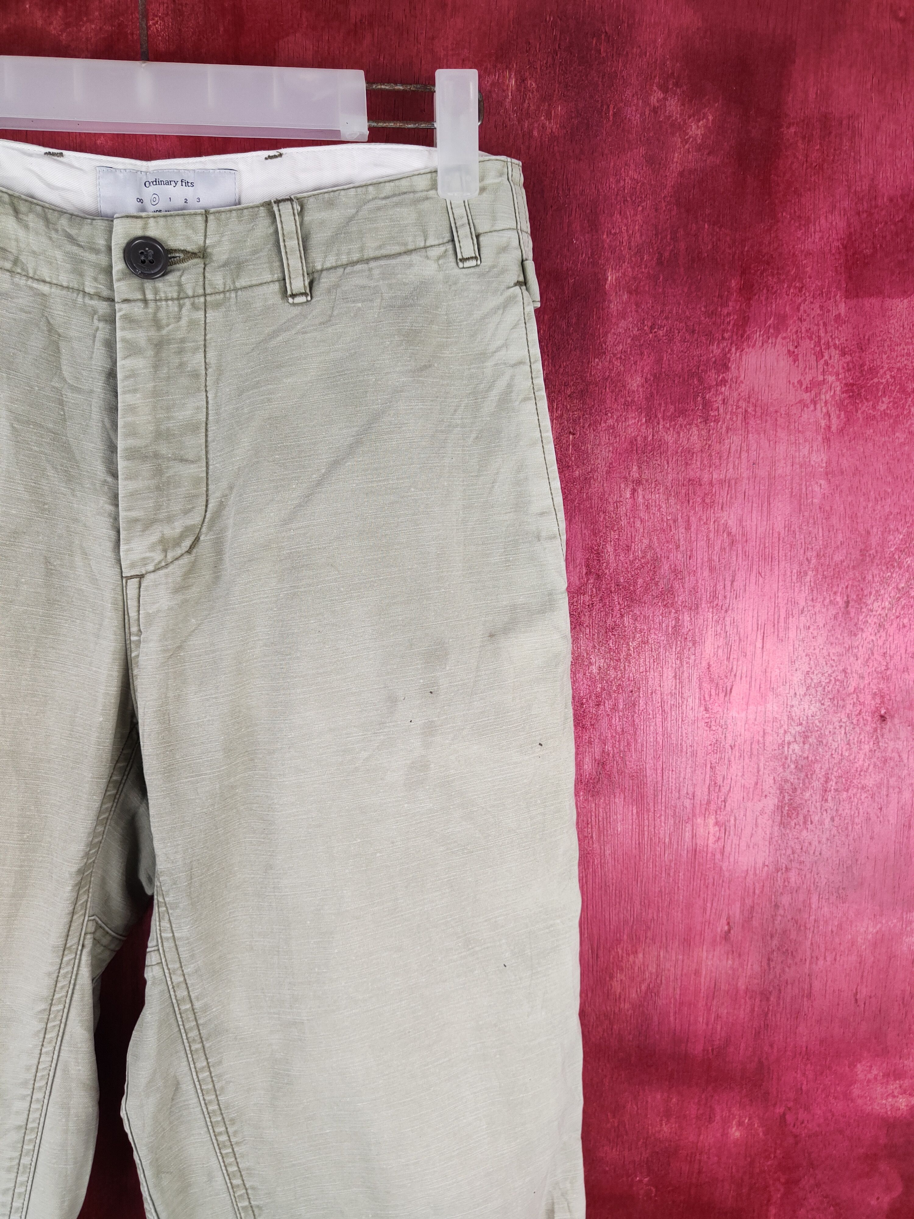Japanese Brand × Ordinary Fits Ordinary Fits Green Faded buckle back Casual Pants #S824 Size US 28 / EU 44 - 5 Thumbnail