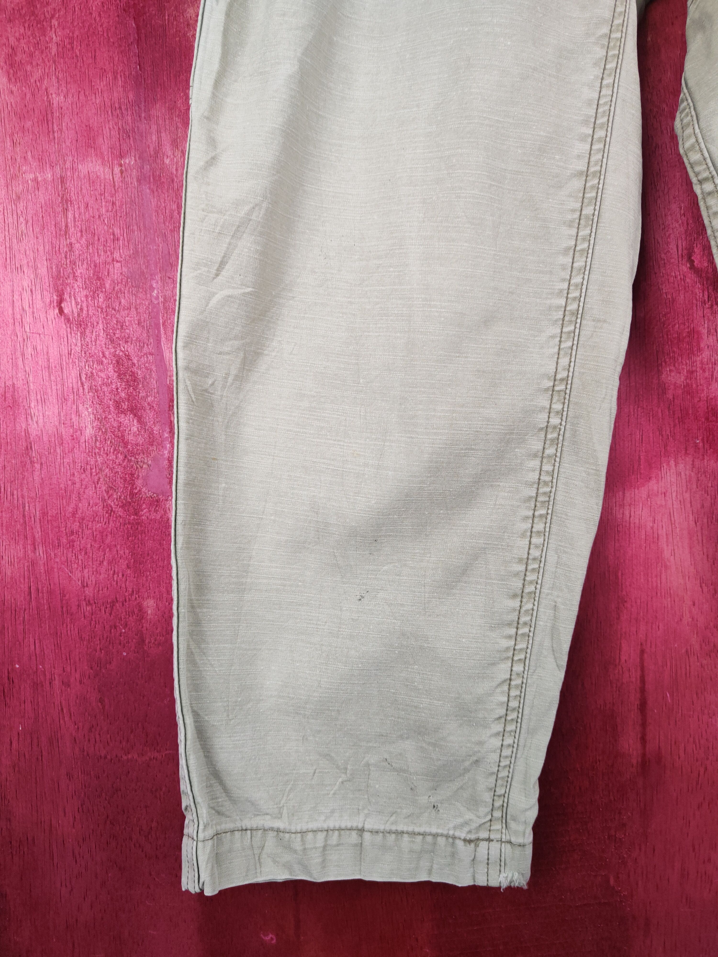 Japanese Brand × Ordinary Fits Ordinary Fits Green Faded buckle back Casual Pants #S824 Size US 28 / EU 44 - 4 Thumbnail