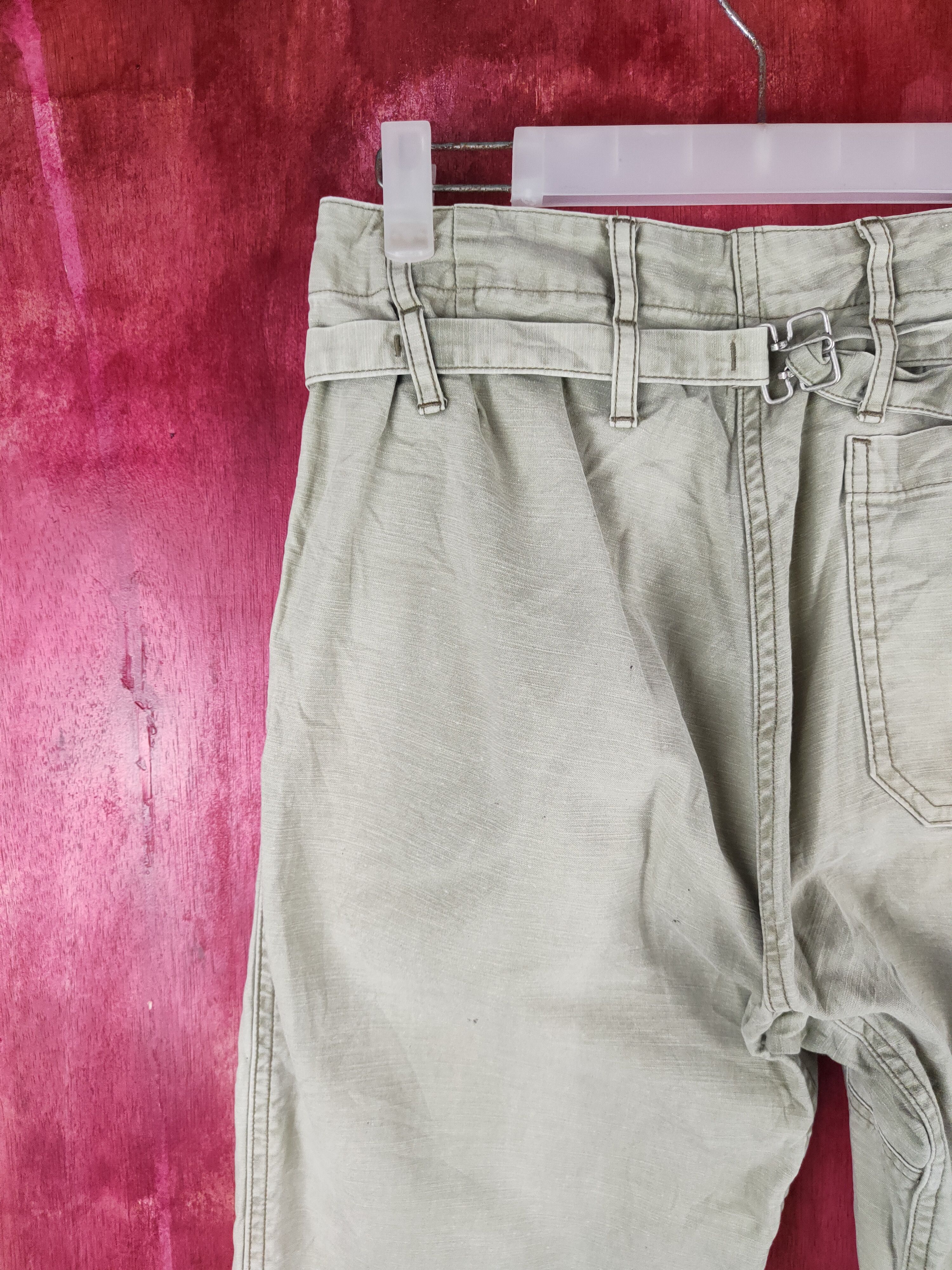 Japanese Brand × Ordinary Fits Ordinary Fits Green Faded buckle back Casual Pants #S824 Size US 28 / EU 44 - 8 Thumbnail