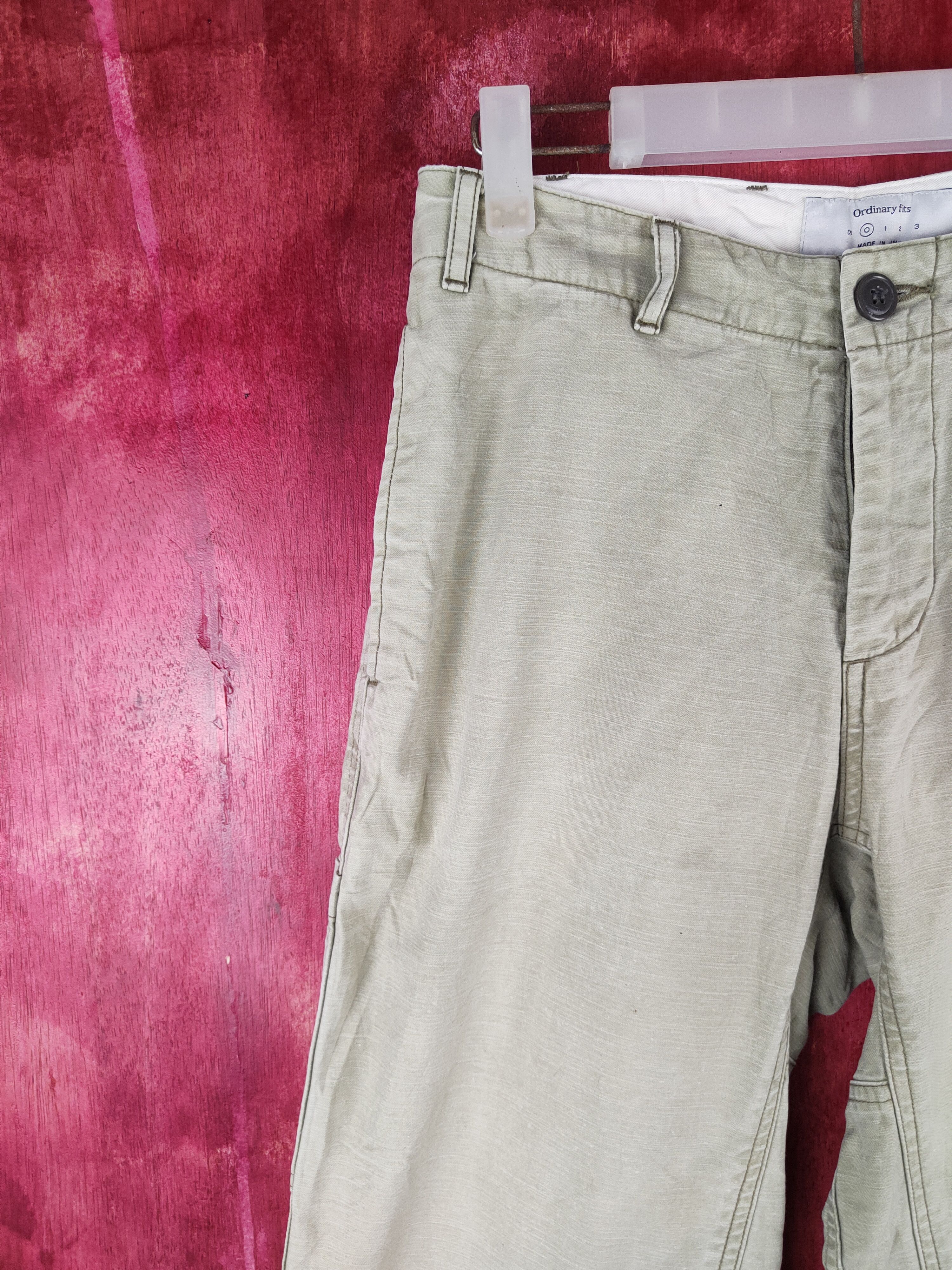 Japanese Brand × Ordinary Fits Ordinary Fits Green Faded buckle back Casual Pants #S824 Size US 28 / EU 44 - 3 Thumbnail