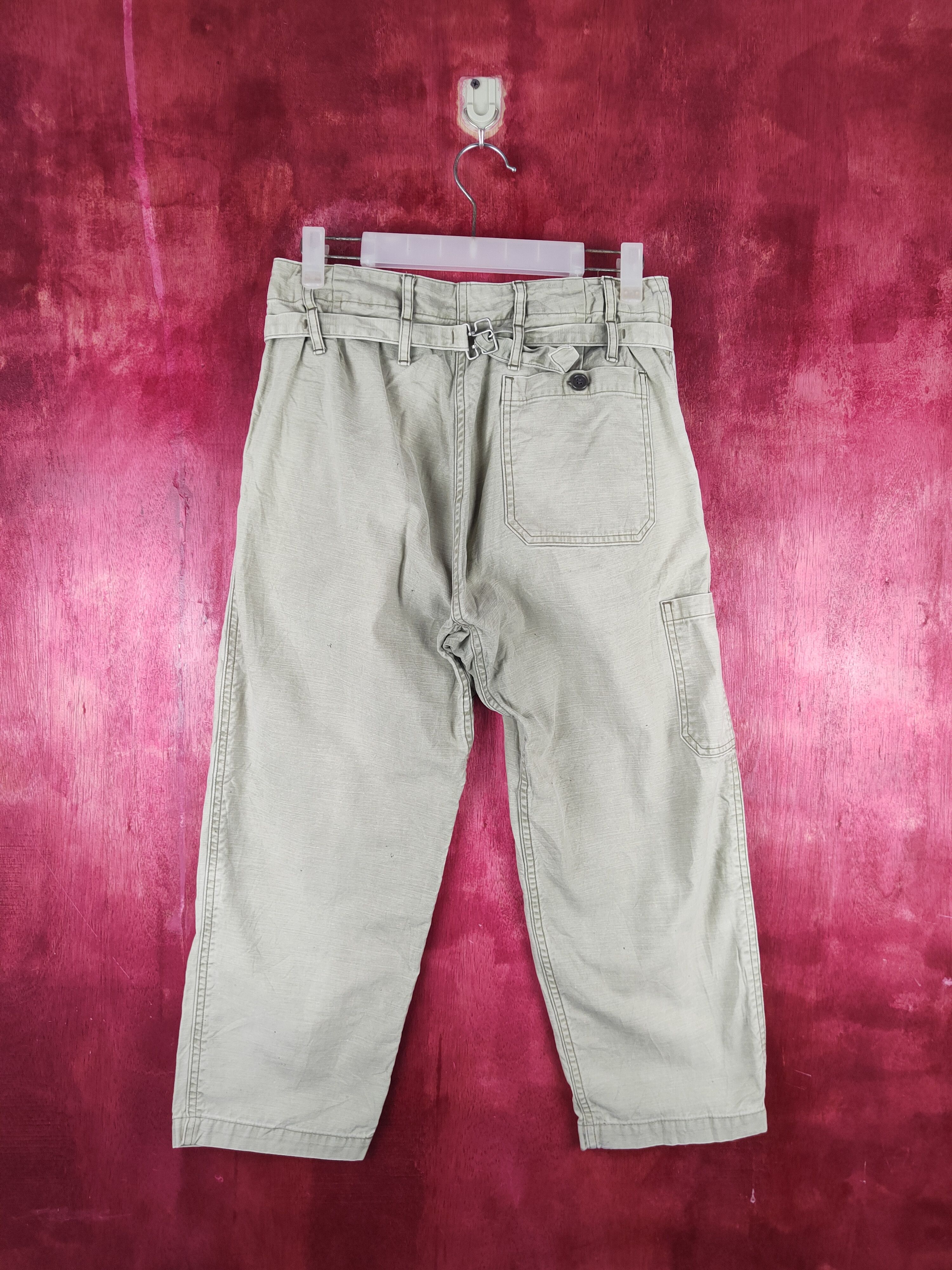 Japanese Brand × Ordinary Fits Ordinary Fits Green Faded buckle back Casual Pants #S824 Size US 28 / EU 44 - 7 Thumbnail