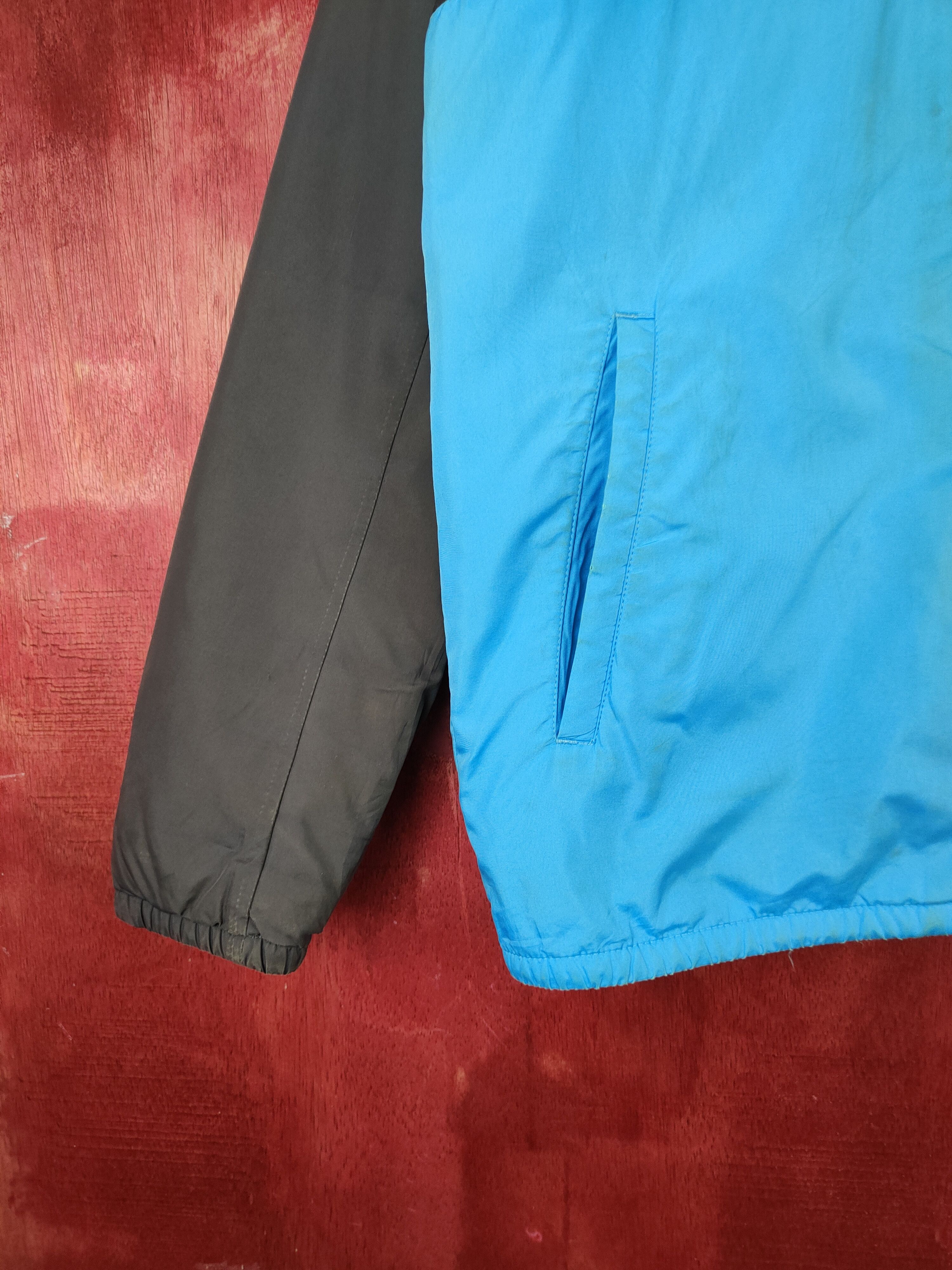 Adidas Adidas Blue/Gray Hoodie Sweater windbreaker #S812 Size US M / EU 48-50 / 2 - 7 Thumbnail