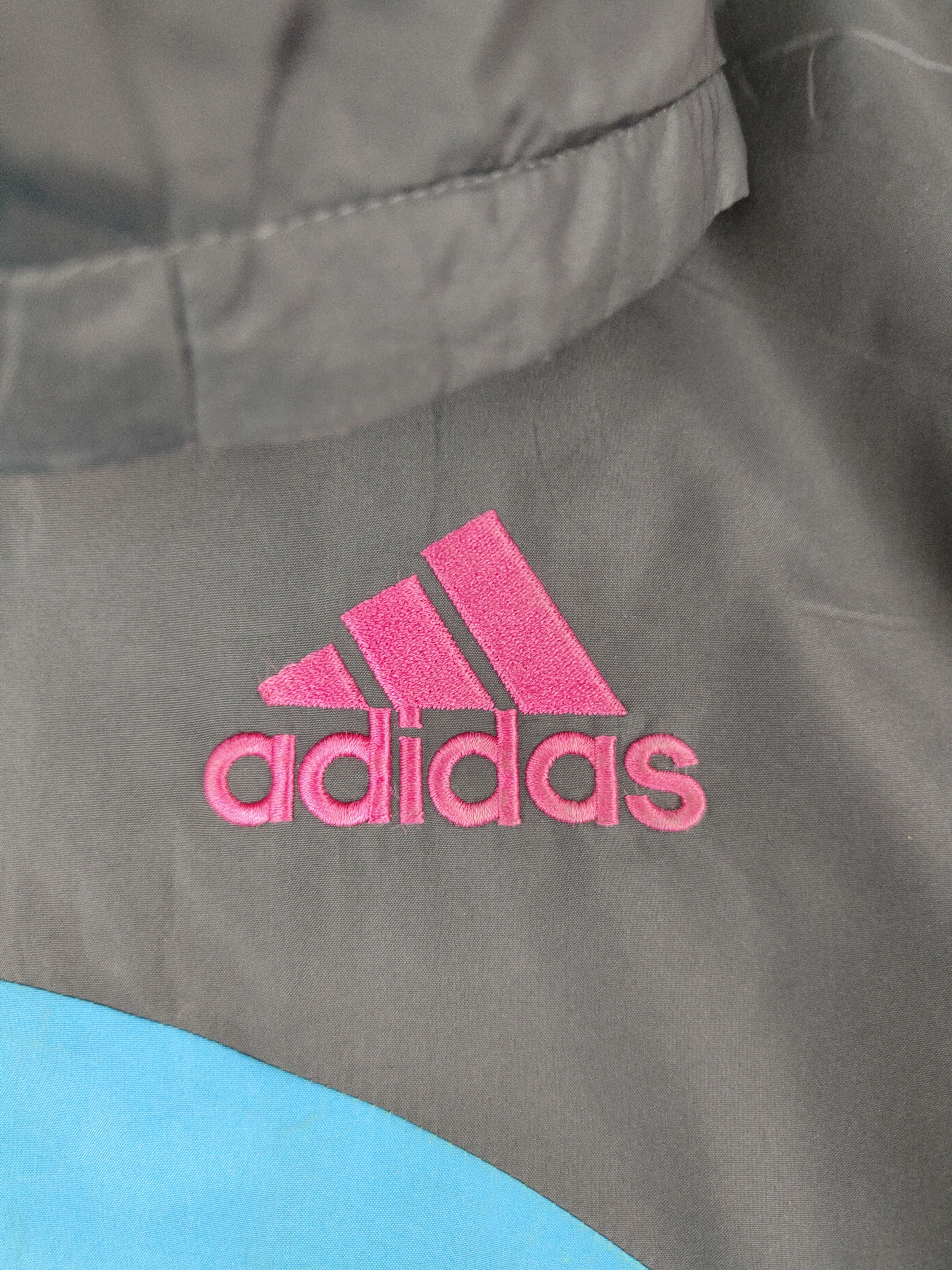 Adidas Adidas Blue/Gray Hoodie Sweater windbreaker #S812 Size US M / EU 48-50 / 2 - 3 Thumbnail
