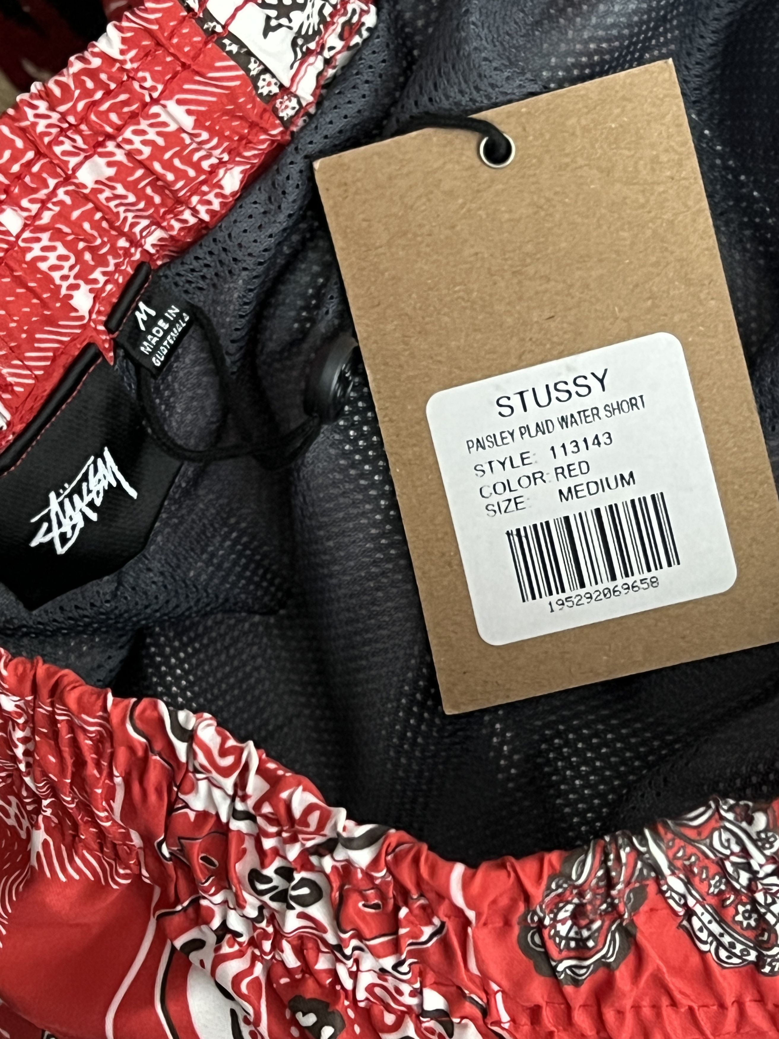 Stussy Paisley Plaid Water Shorts Size US 32 / EU 48 - 7 Thumbnail