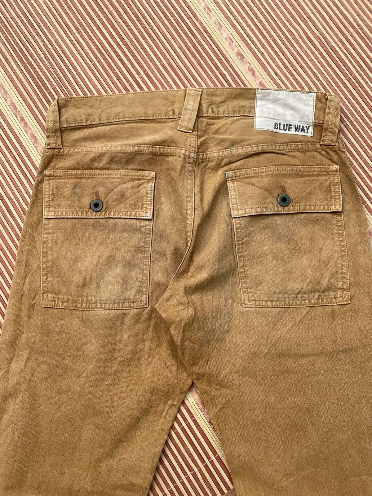 Japanese Brand Vintage Blue Way Bush Pant Size US 31 - 4 Thumbnail