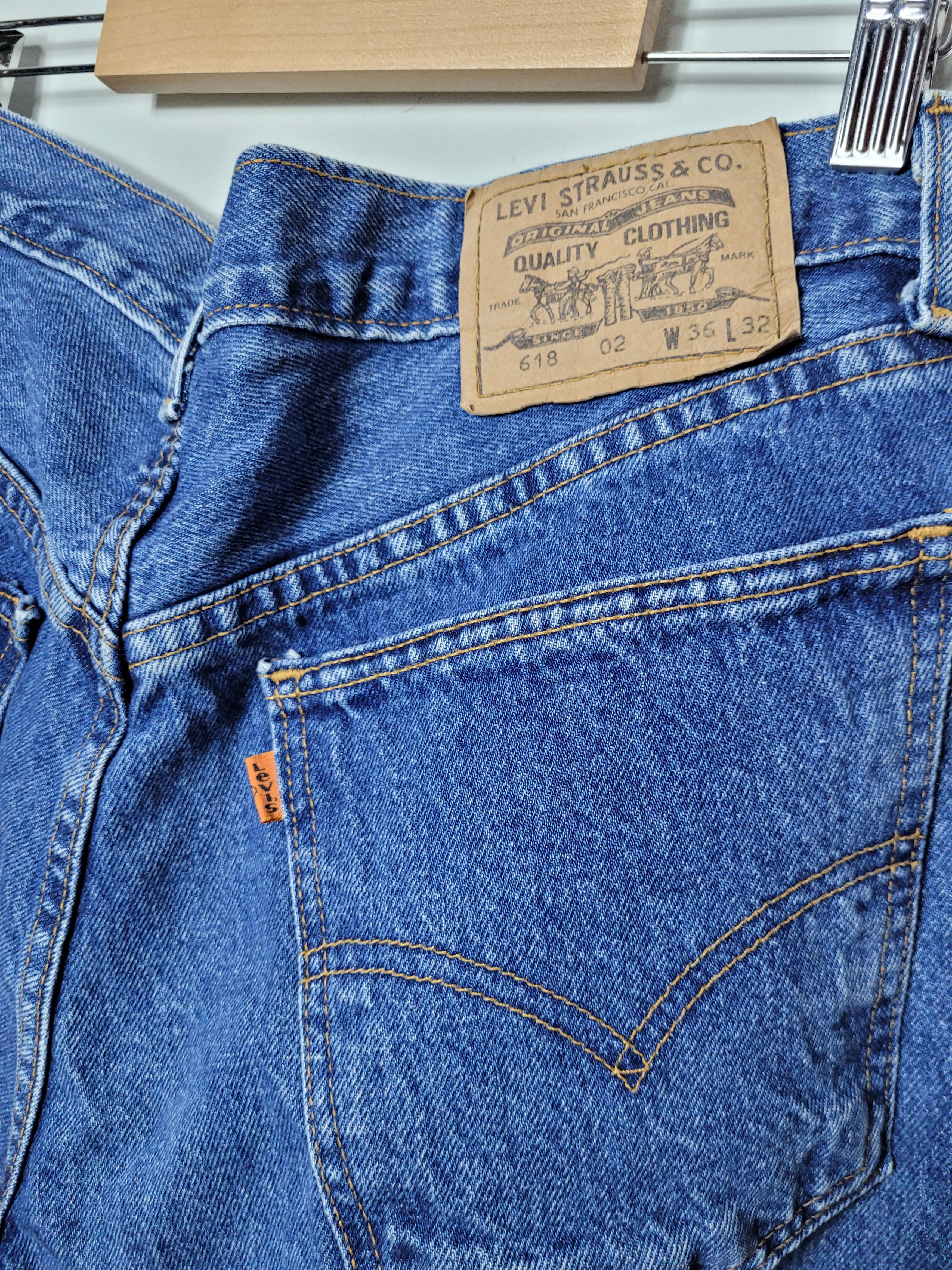 Levi's × Levi's Vintage Clothing × Vintage Levi's 618 orange tab denim pants Size US 34 / EU 50 - 6 Thumbnail