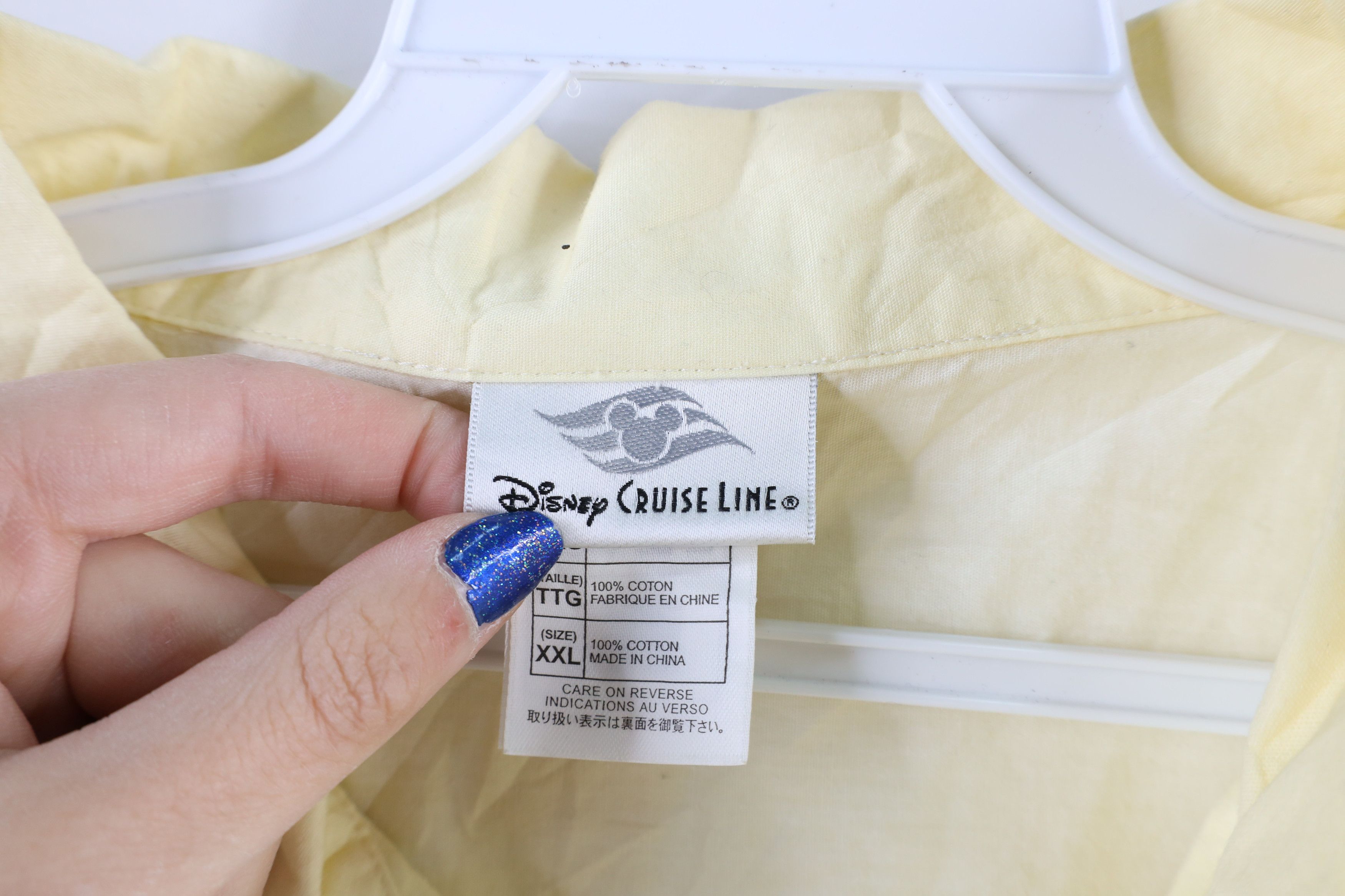 Disney × Vintage Vintage Disney Mickey Mouse All Over Hawaiian Button Shirt Size US XXL / EU 58 / 5 - 4 Thumbnail