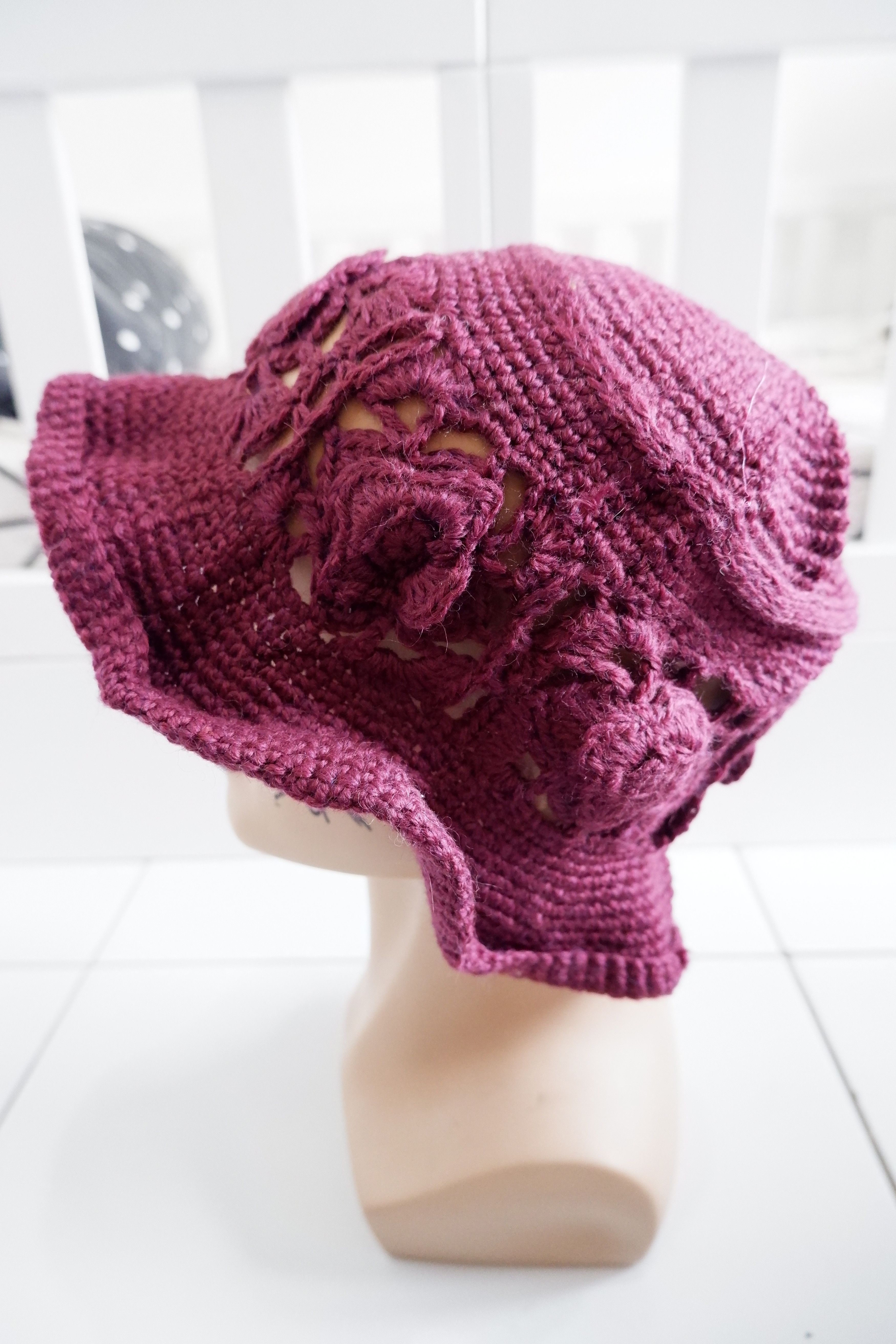 Japanese Brand × Vintage Unknown Knit Bucket Hat Size ONE SIZE - 2 Thumbnail