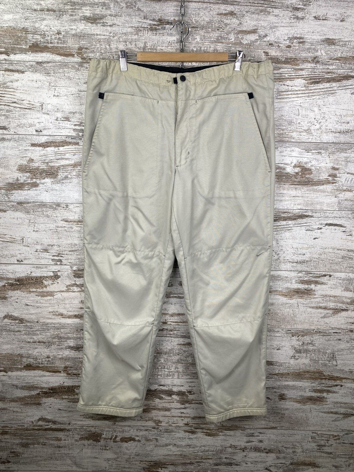 Nike × Vintage Mens Vintage Nike Swoosh logo Casual Pants streetwear y2k Size US 32 / EU 48 - 2 Thumbnail