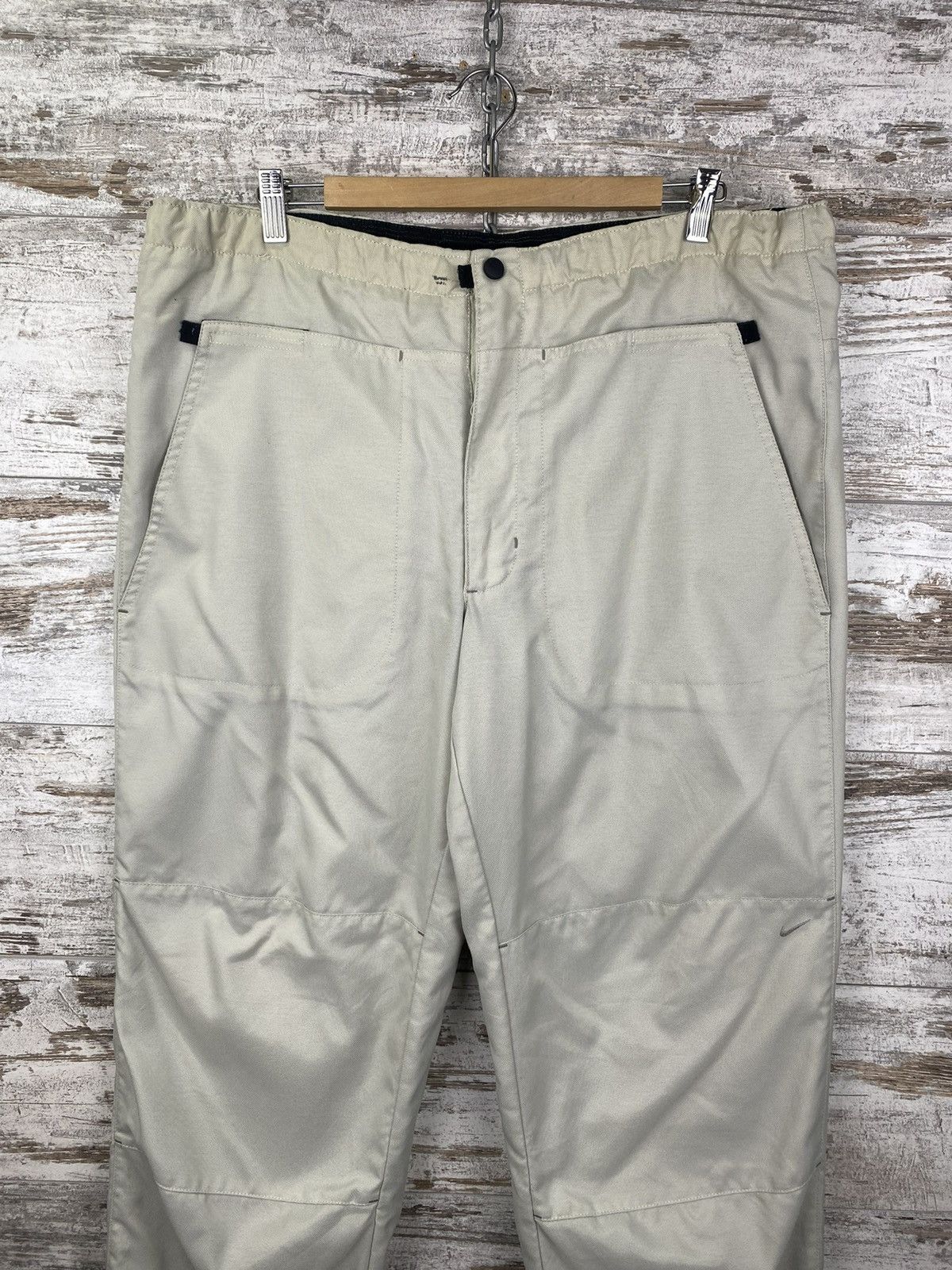 Nike × Vintage Mens Vintage Nike Swoosh logo Casual Pants streetwear y2k Size US 32 / EU 48 - 3 Thumbnail