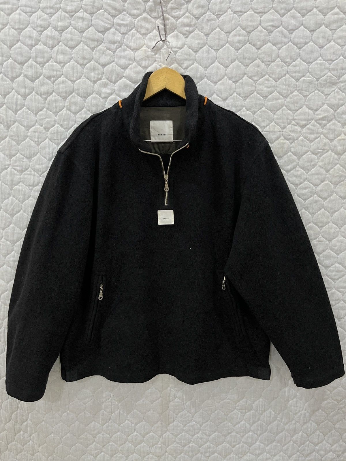 image of Archival Clothing (Ffff). Dezert Pullover Sweatshirt in Black, Men's (Size Large)