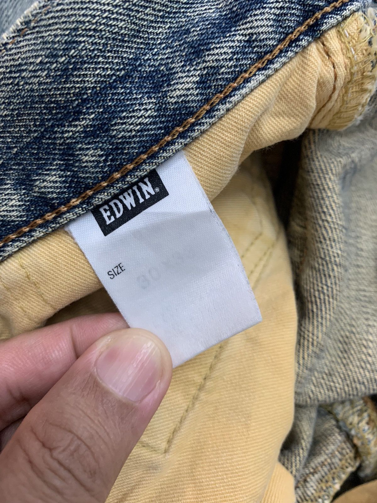 Edwin Vintage Edwin 505xx selvedge denim pant distressed Size US 32 / EU 48 - 12 Thumbnail