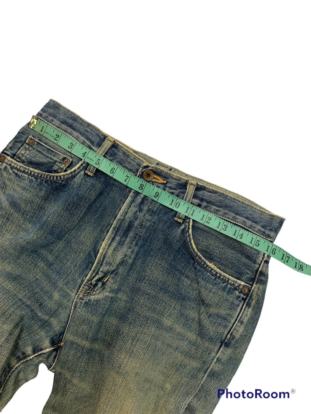 Edwin Vintage Edwin 505xx selvedge denim pant distressed Size US 32 / EU 48 - 6 Thumbnail