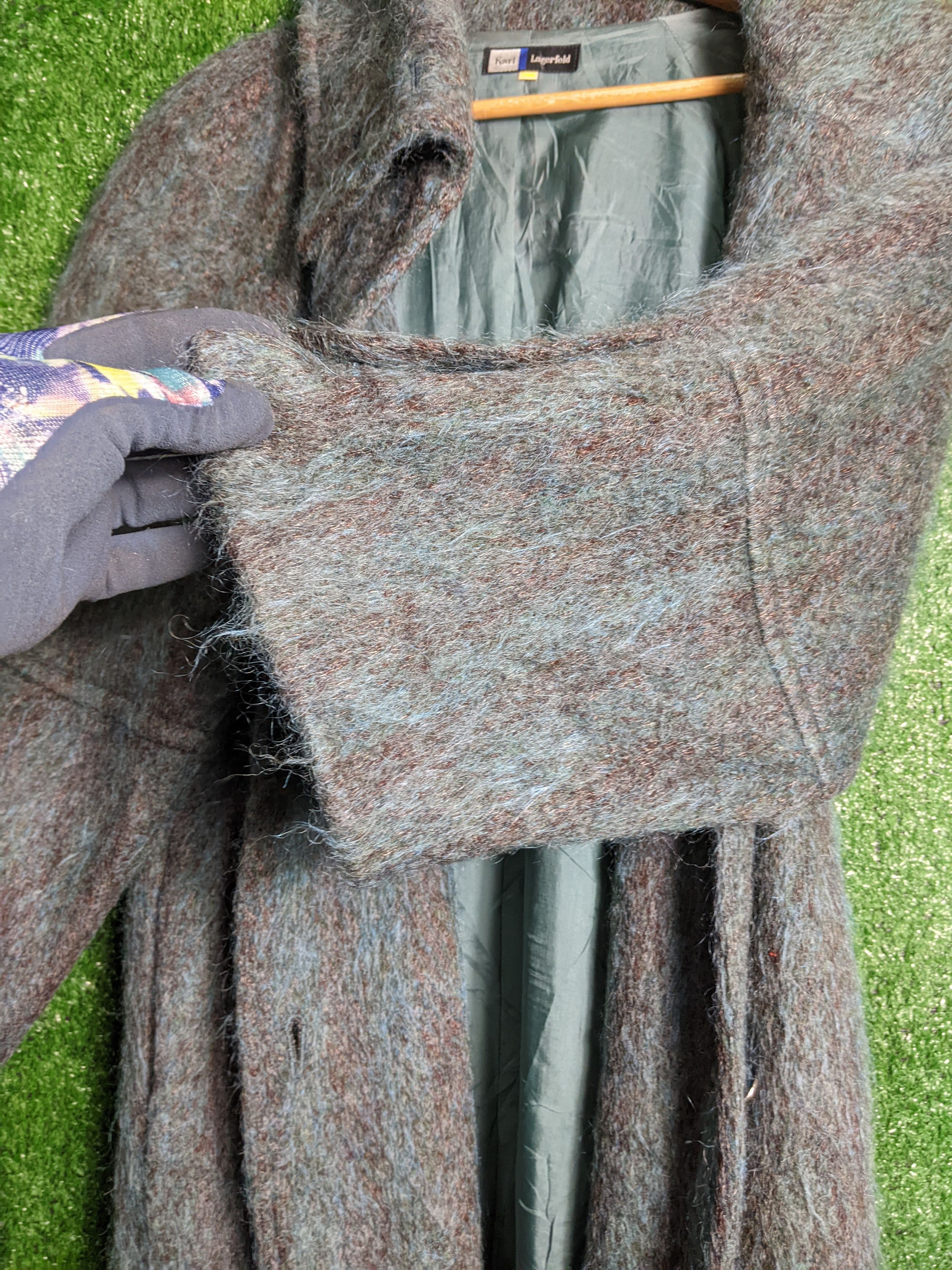Designer × Karl Lagerfeld × Vintage KARL LAGERFELD MOHAIR PARKAS gcw23 Size US M / EU 48-50 / 2 - 6 Thumbnail