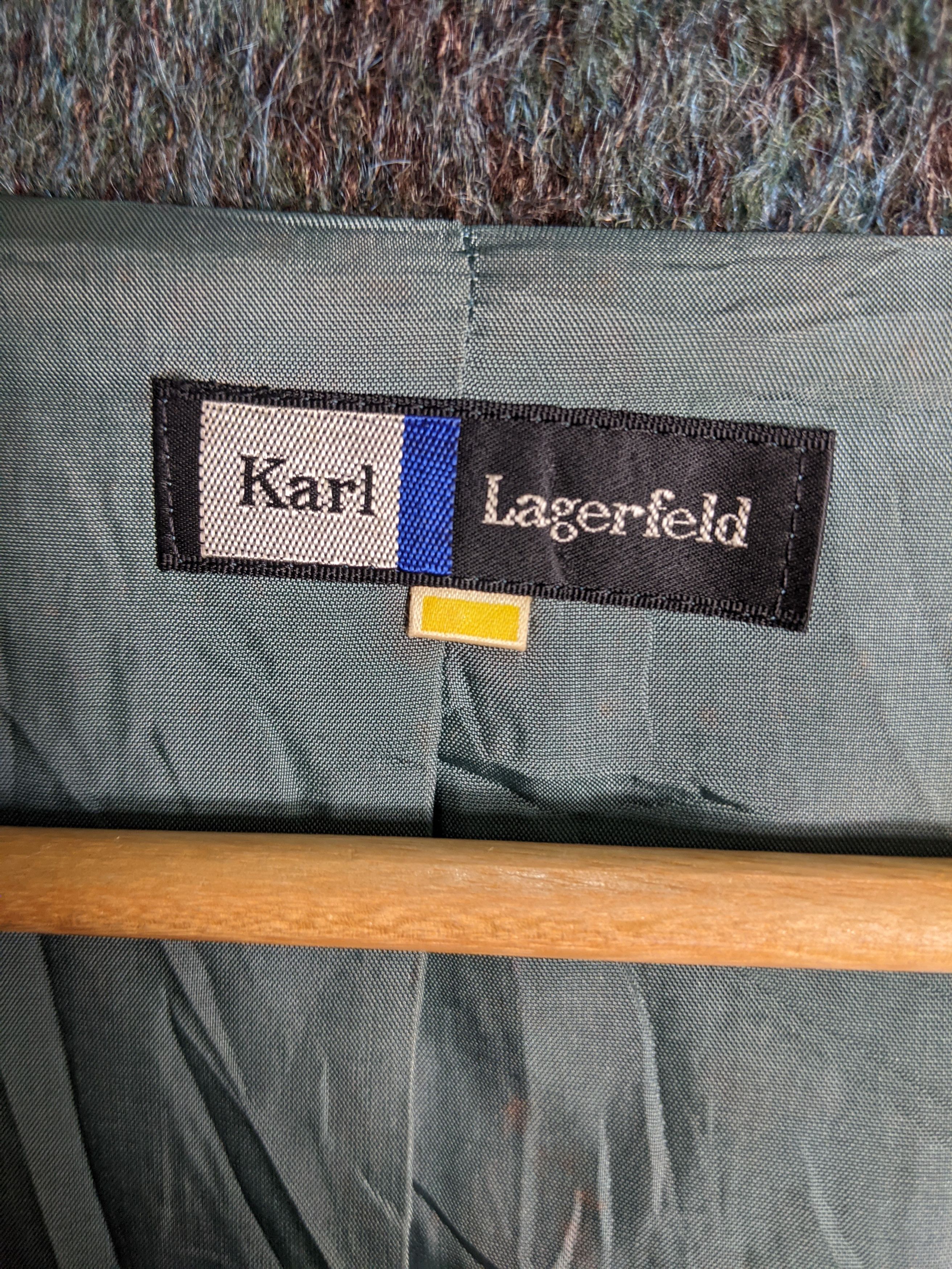 Designer × Karl Lagerfeld × Vintage KARL LAGERFELD MOHAIR PARKAS gcw23 Size US M / EU 48-50 / 2 - 12 Thumbnail