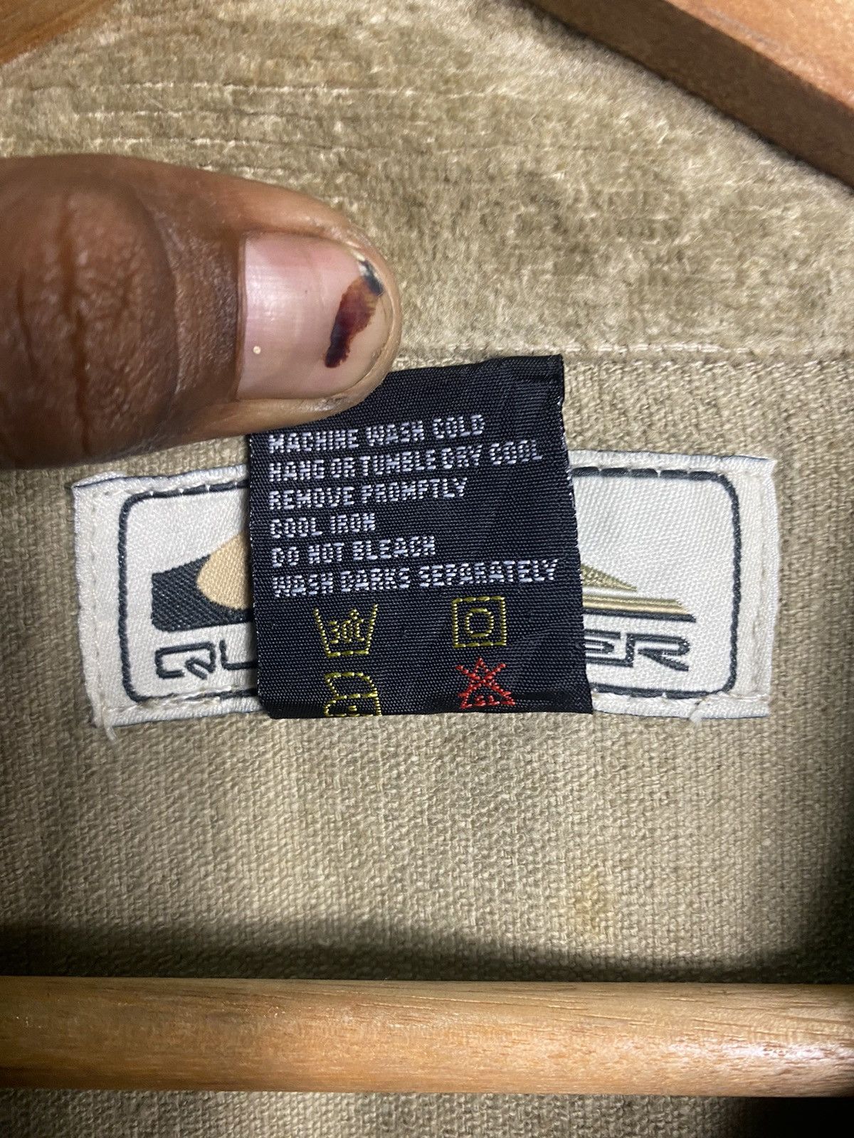 Quiksilver Vintage QUIKSILVER QORDOROY ZIPPER UP Size US S / EU 44-46 / 1 - 8 Thumbnail