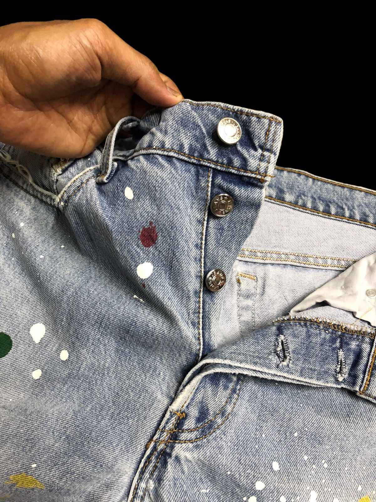 Other PAINTED DISTRESSED DENIM Size US 33 - 6 Thumbnail