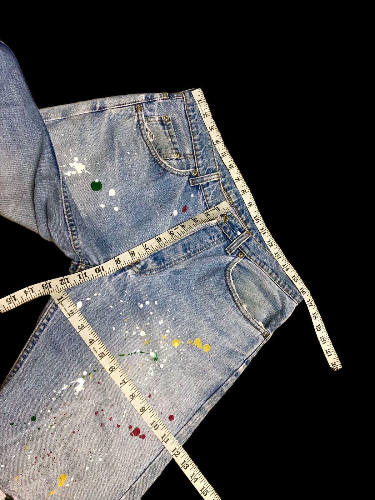 Other PAINTED DISTRESSED DENIM Size US 33 - 8 Thumbnail