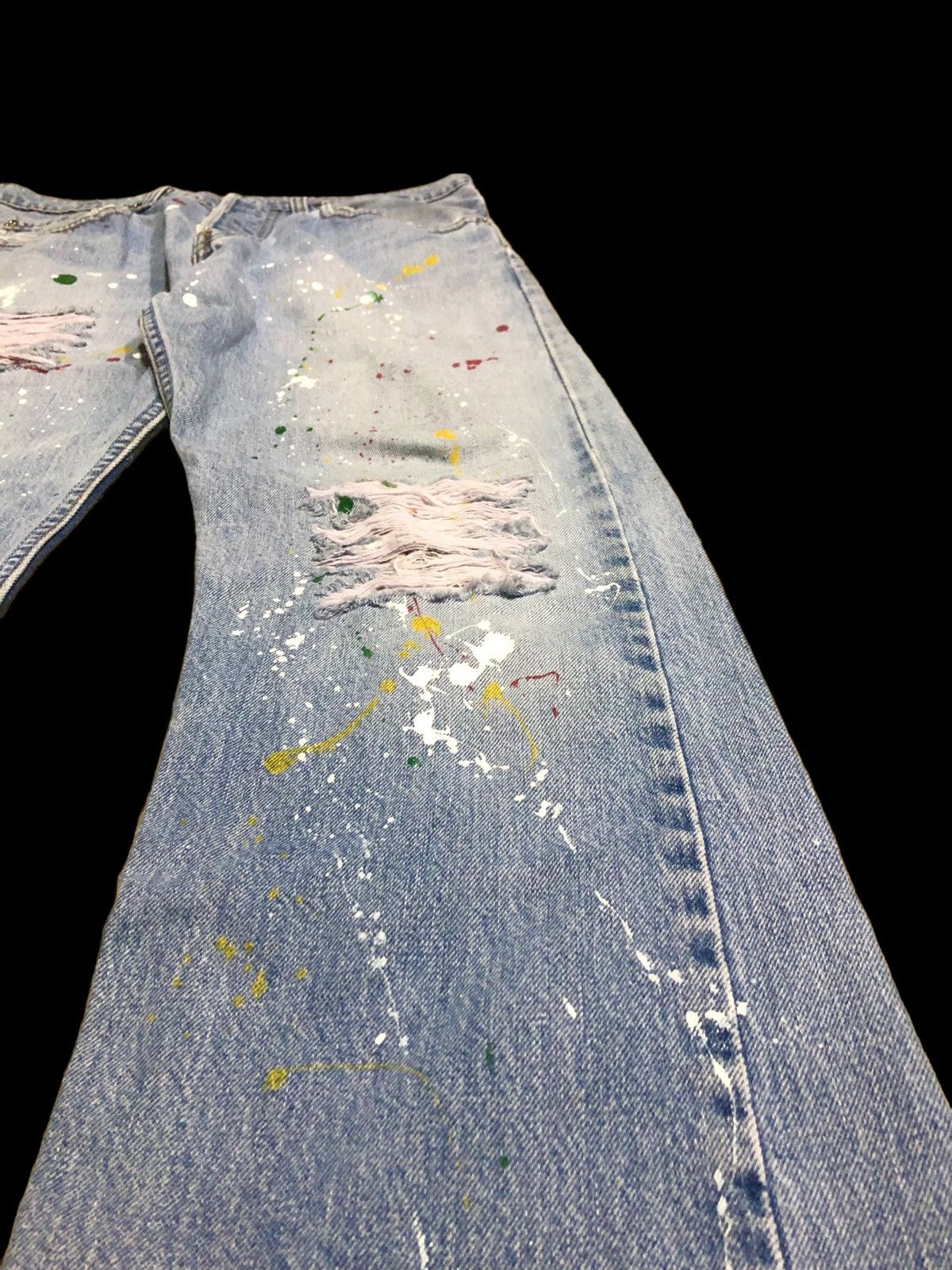 Other PAINTED DISTRESSED DENIM Size US 33 - 4 Thumbnail