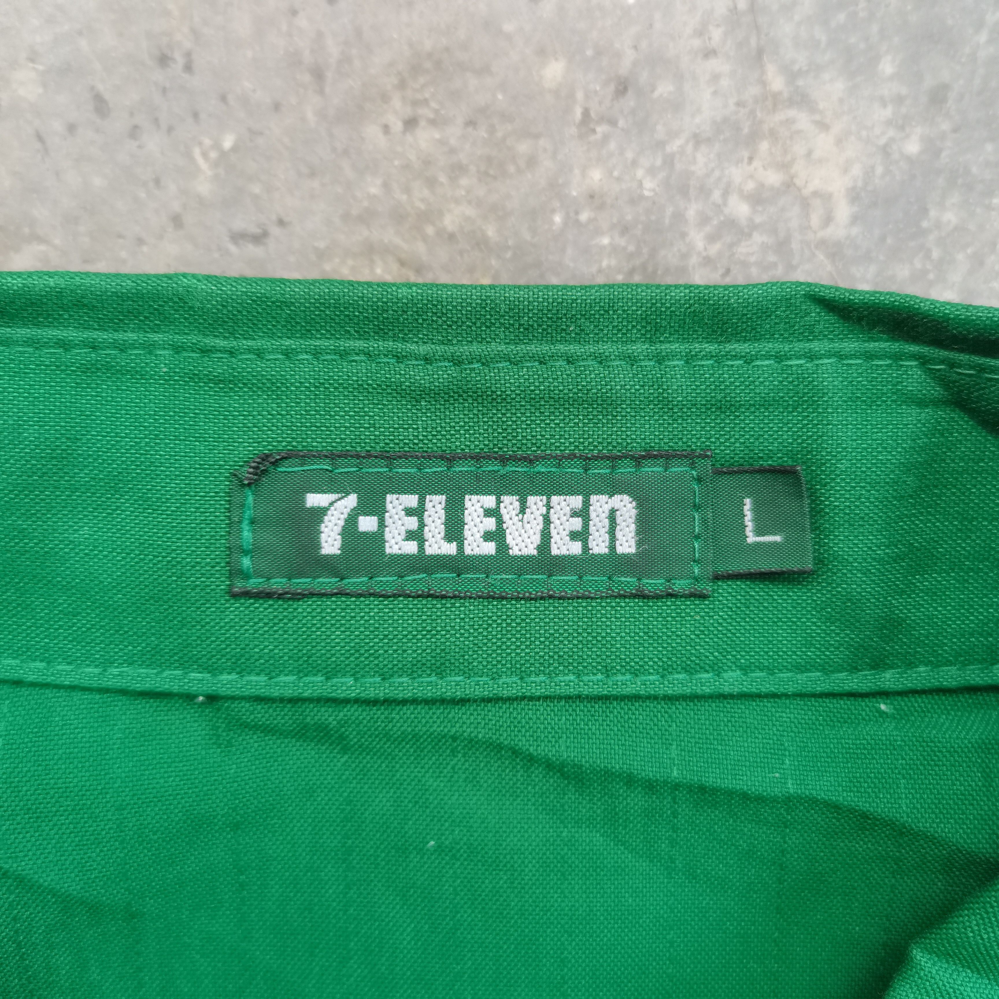 Japanese Brand Vintage 7ELEVEN Workers Longsleeve Shirt Size US L / EU 52-54 / 3 - 12 Thumbnail